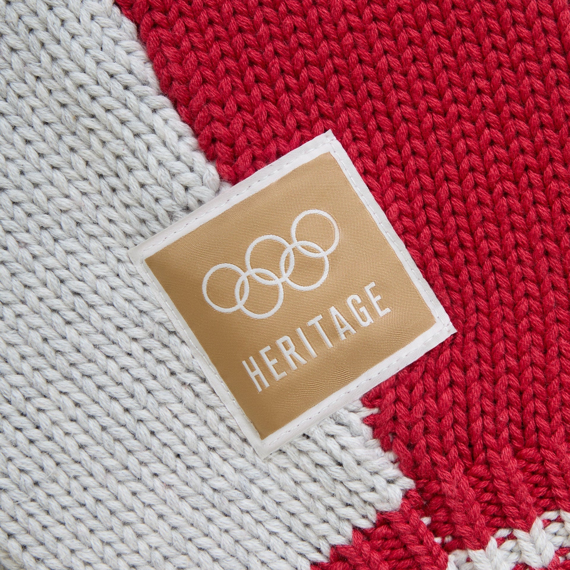 Kith for Olympics Heritage Marks Nelson Rugby Sweater - Light Heather Grey - PH