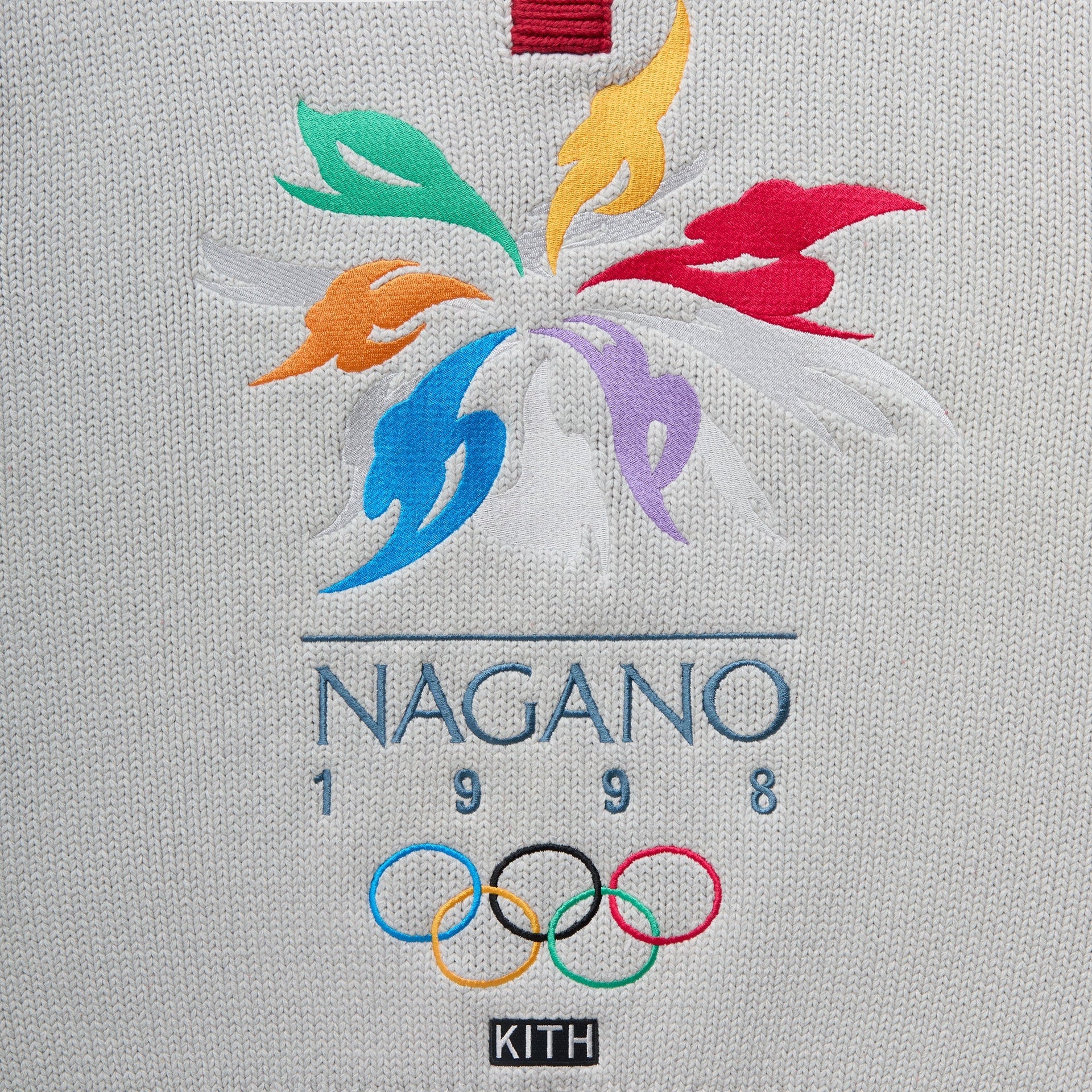 Kith for Olympics Heritage Marks Nelson Rugby Sweater - Light Heather Grey - PH