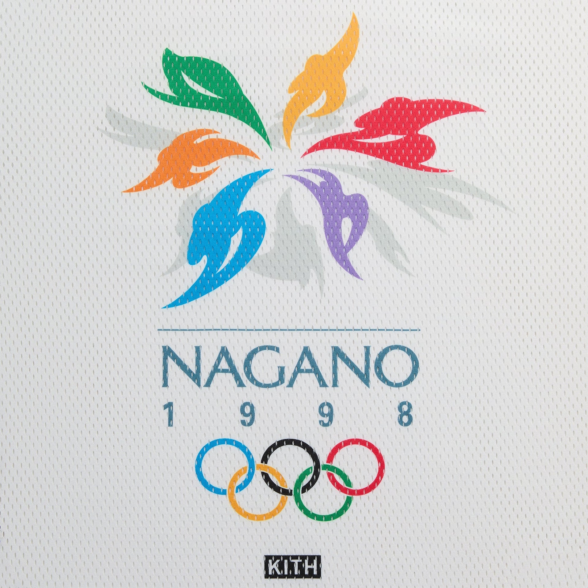 Kith for Olympics Heritage Marks Long Sleeve Ryan Top - White