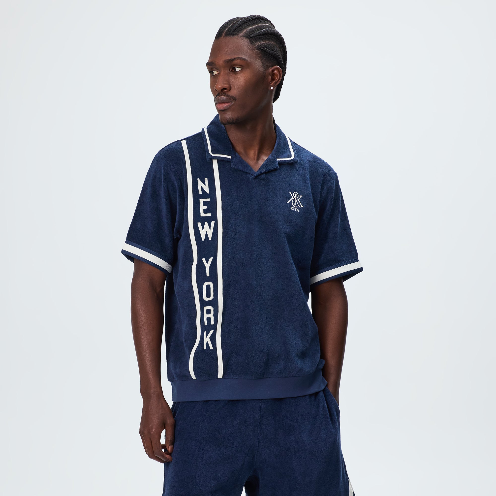 KITHポロシャツ Kith Terry Leo Polo - Nocturnal