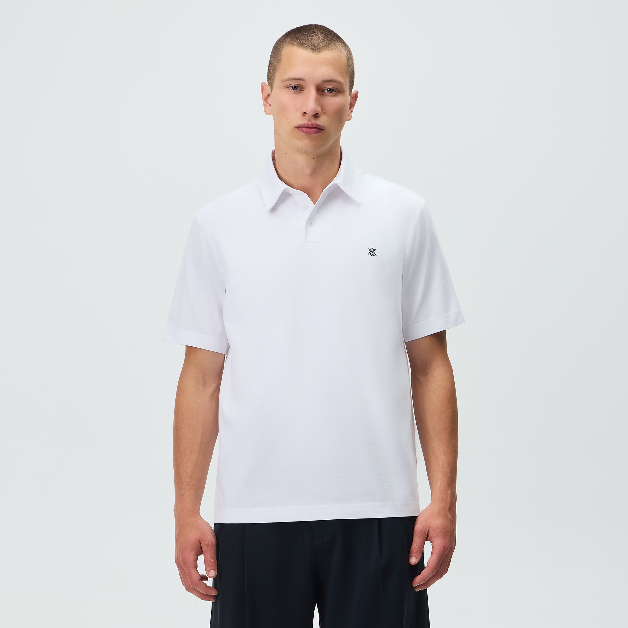 Kith Soft Modal Blend Darin Polo - White