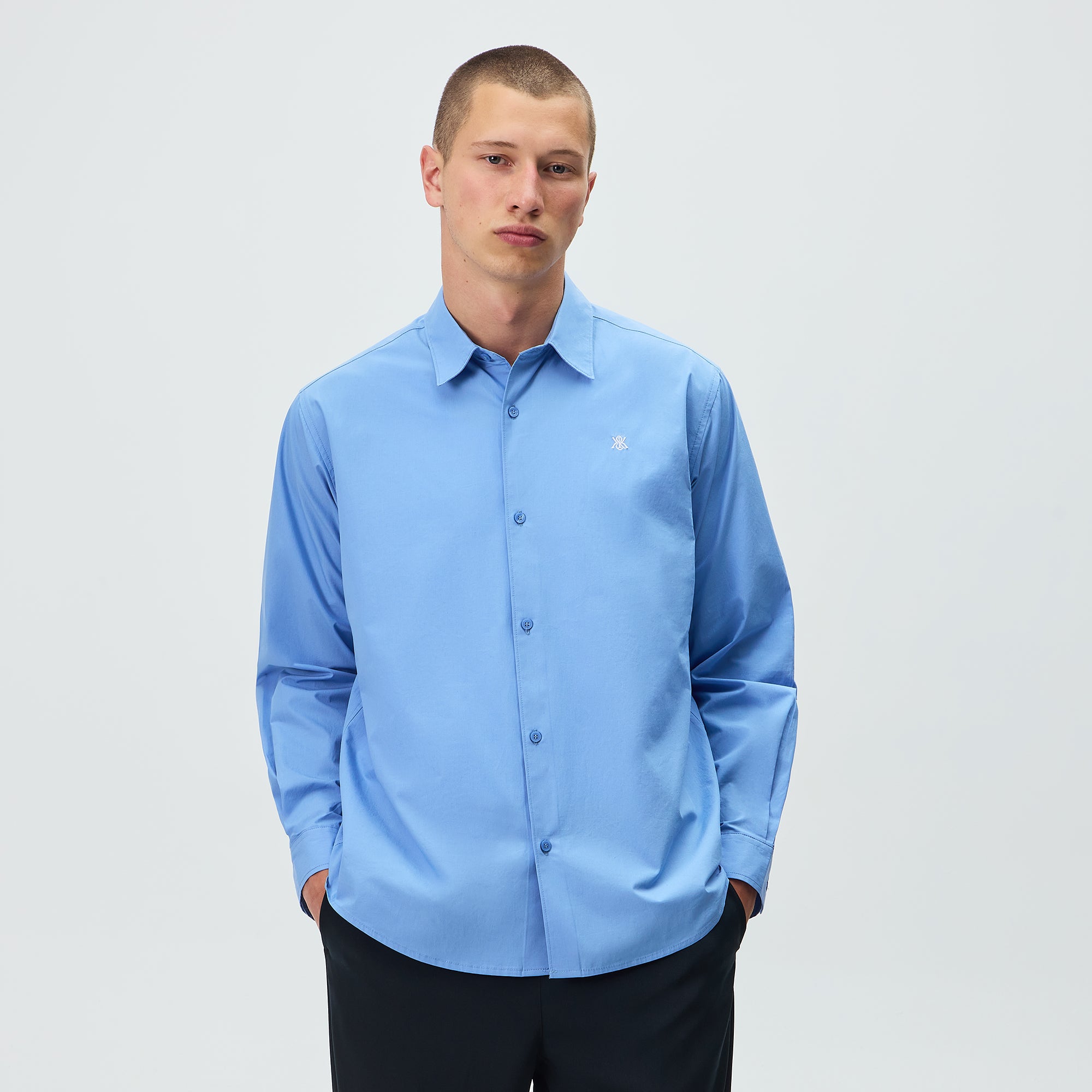 KITH 長袖シャツ Kith Poplin Georgie Shirt - Millstream