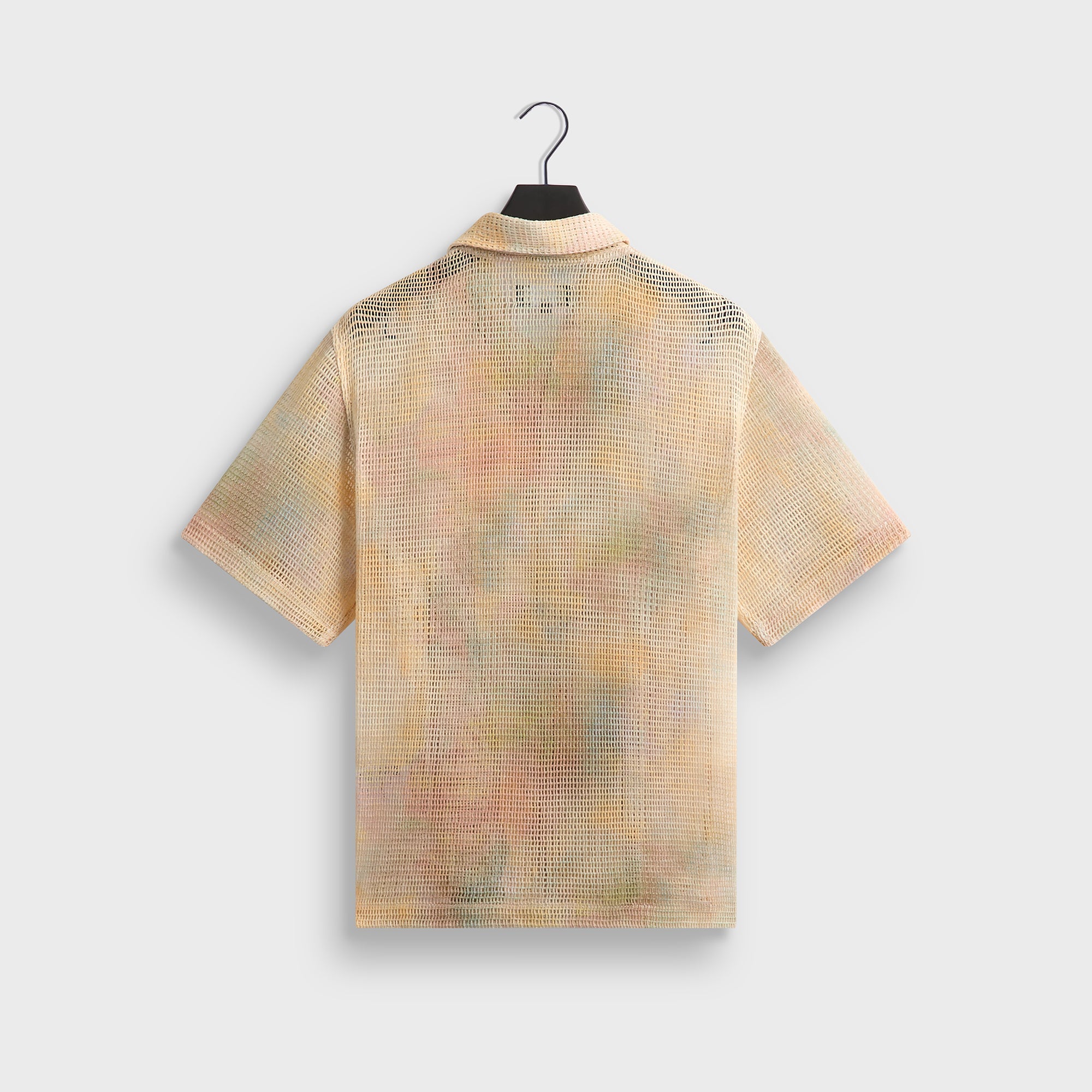 トップス KITH Camp Collar Double Mesh Shirt Kith Cloud Dye Cotton Mesh Thompson Camp Collar Shirt - Sedona