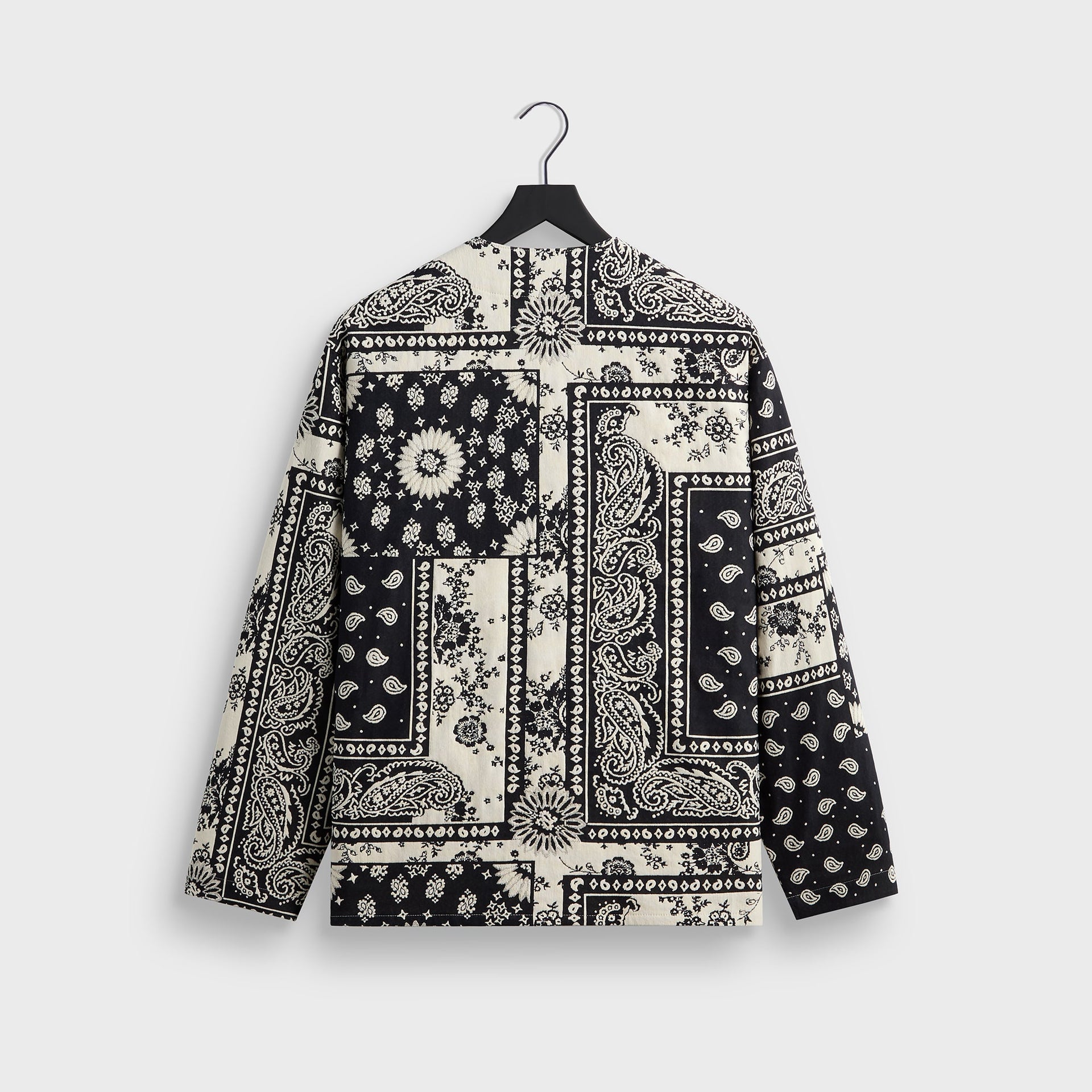 Kith Bandana Jacquard Long Sleeve Willis Shirt - Nocturnal