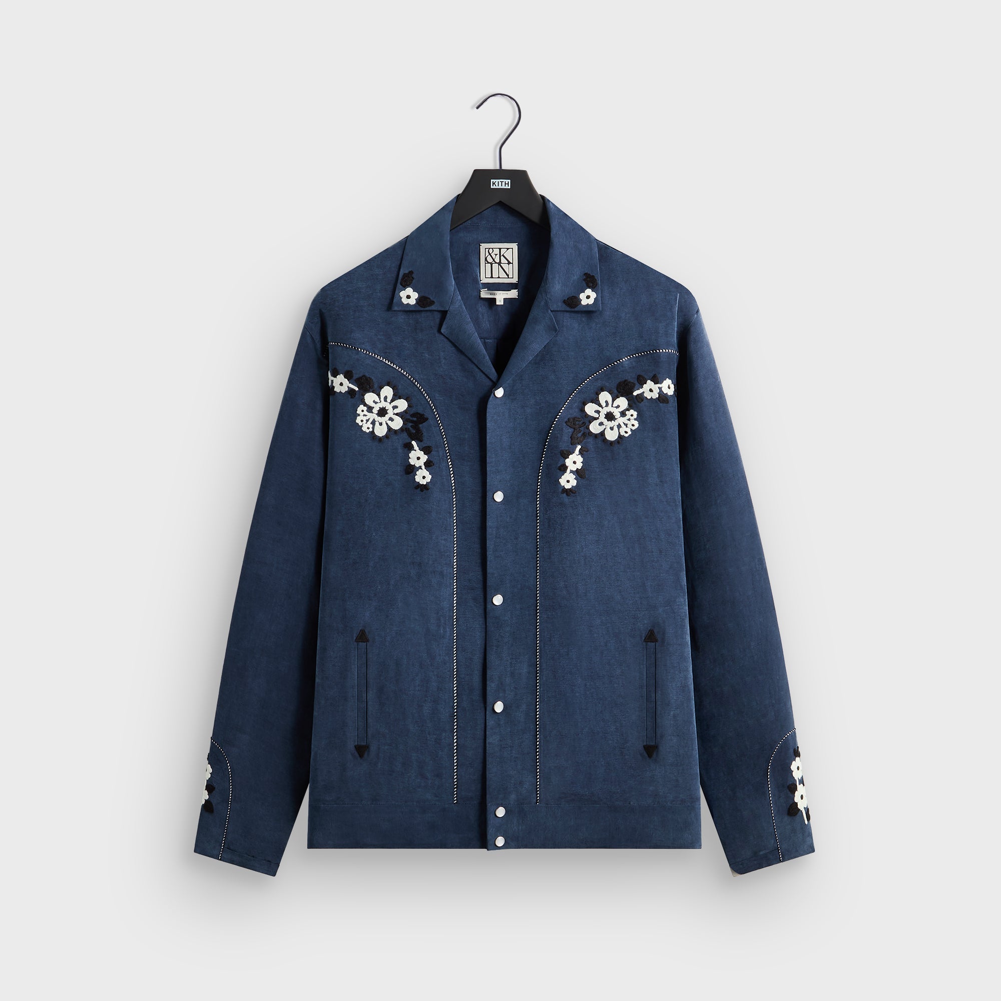 &Kin Cupro Linen Wally Shirt - Nocturnal – Kith