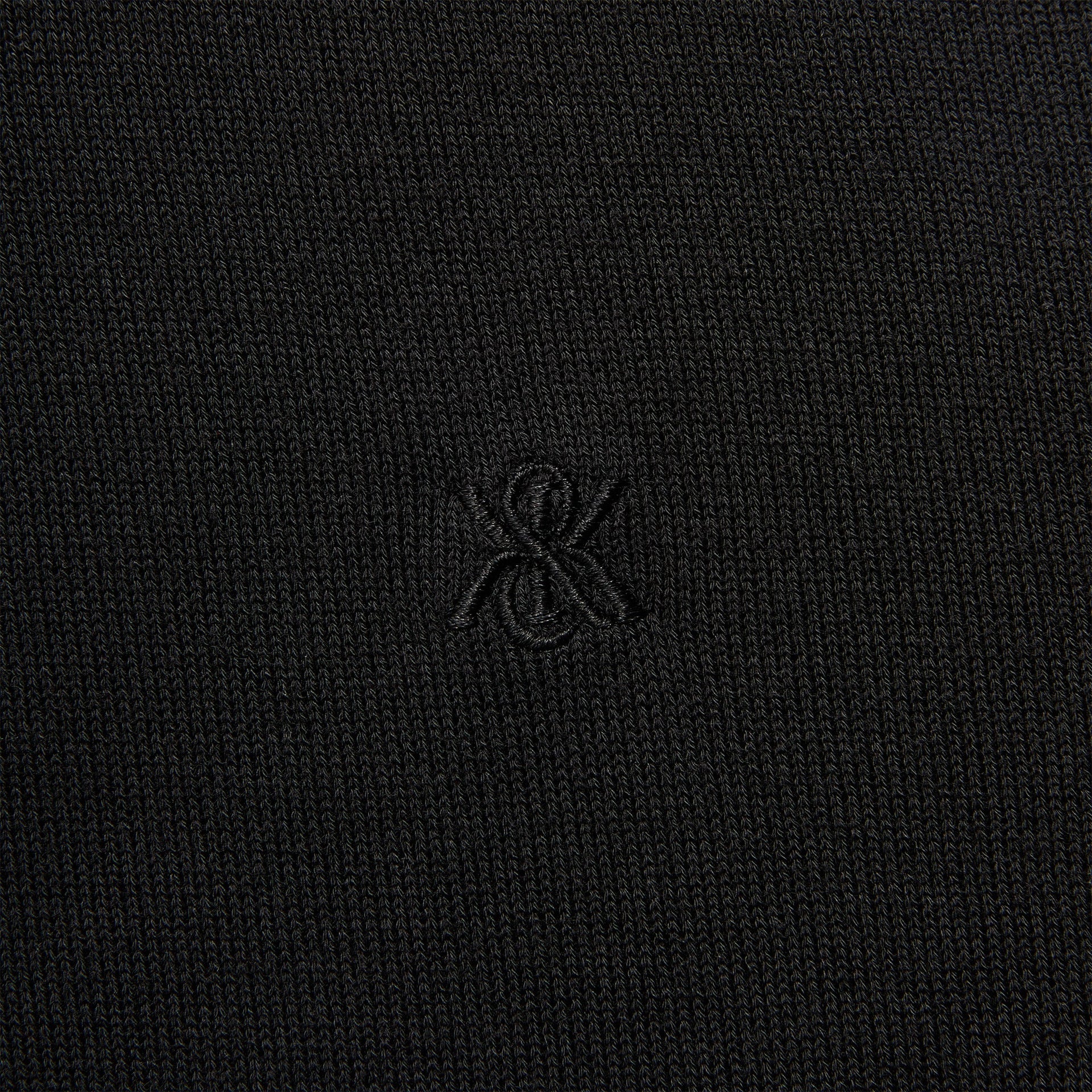 Kith Super Fine Viscose Knit Carrington Tee - Black