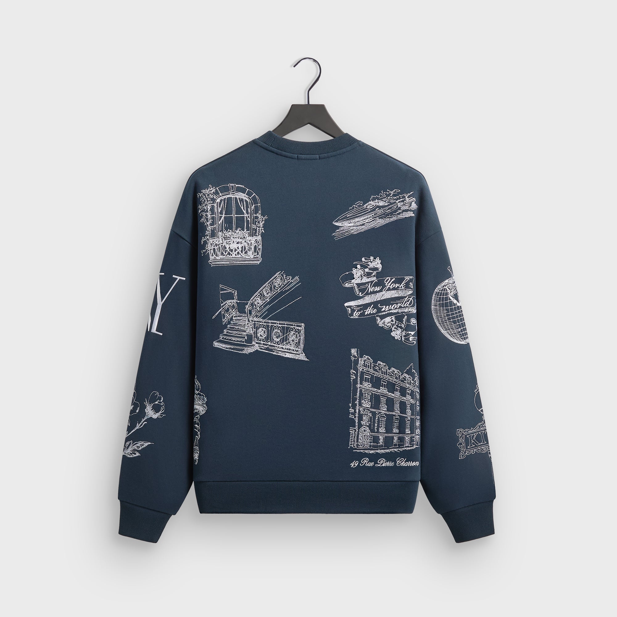 Kith New York To The World Nelson Crewneck - Nocturnal