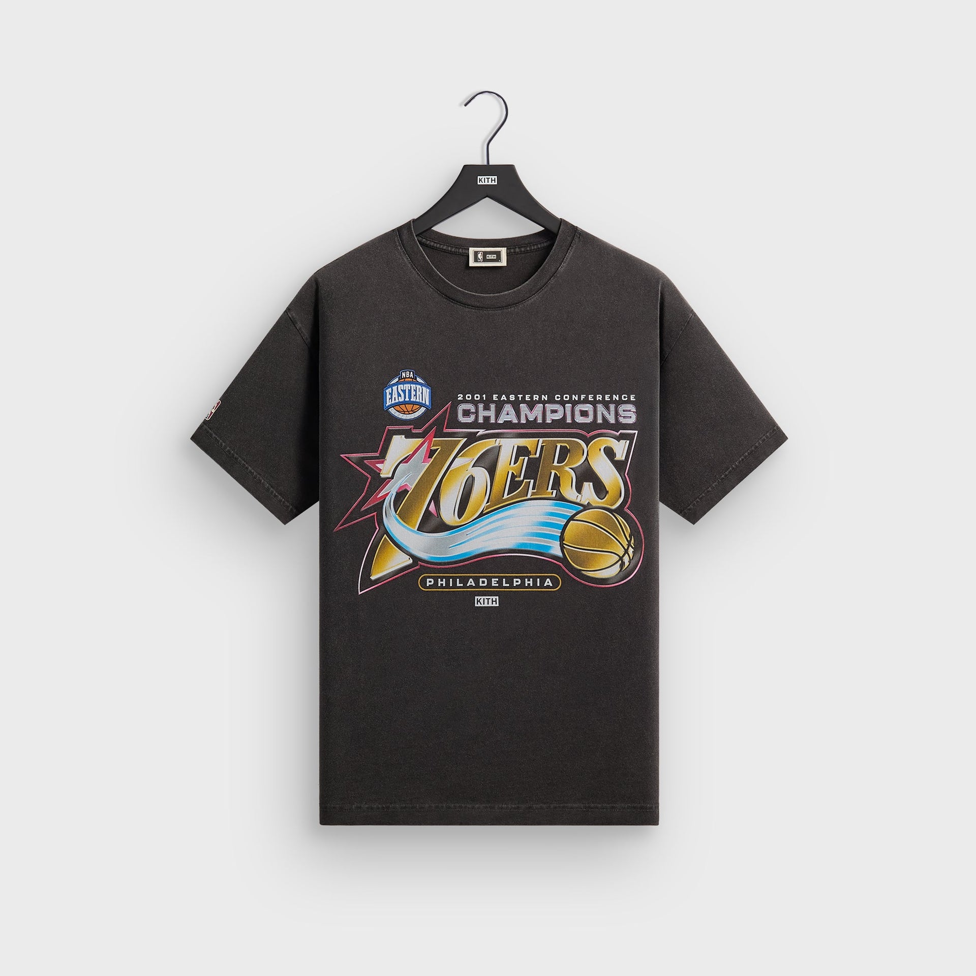 Kith for NBA All-Star Philadelphia 76ers Vintage Tee - Black