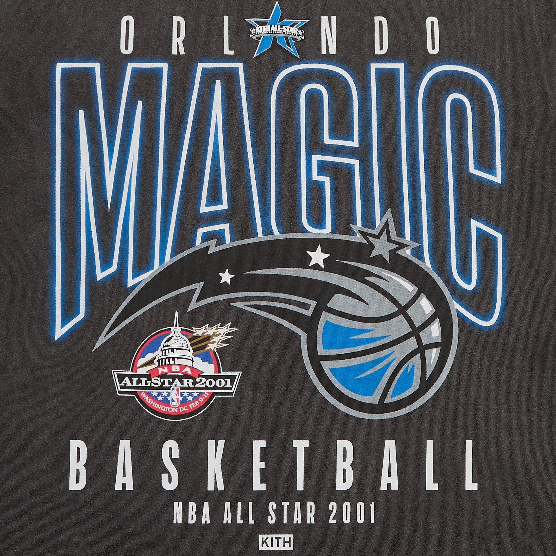 Kith for NBA All-Star Orlando Magic Vintage Tee - Black