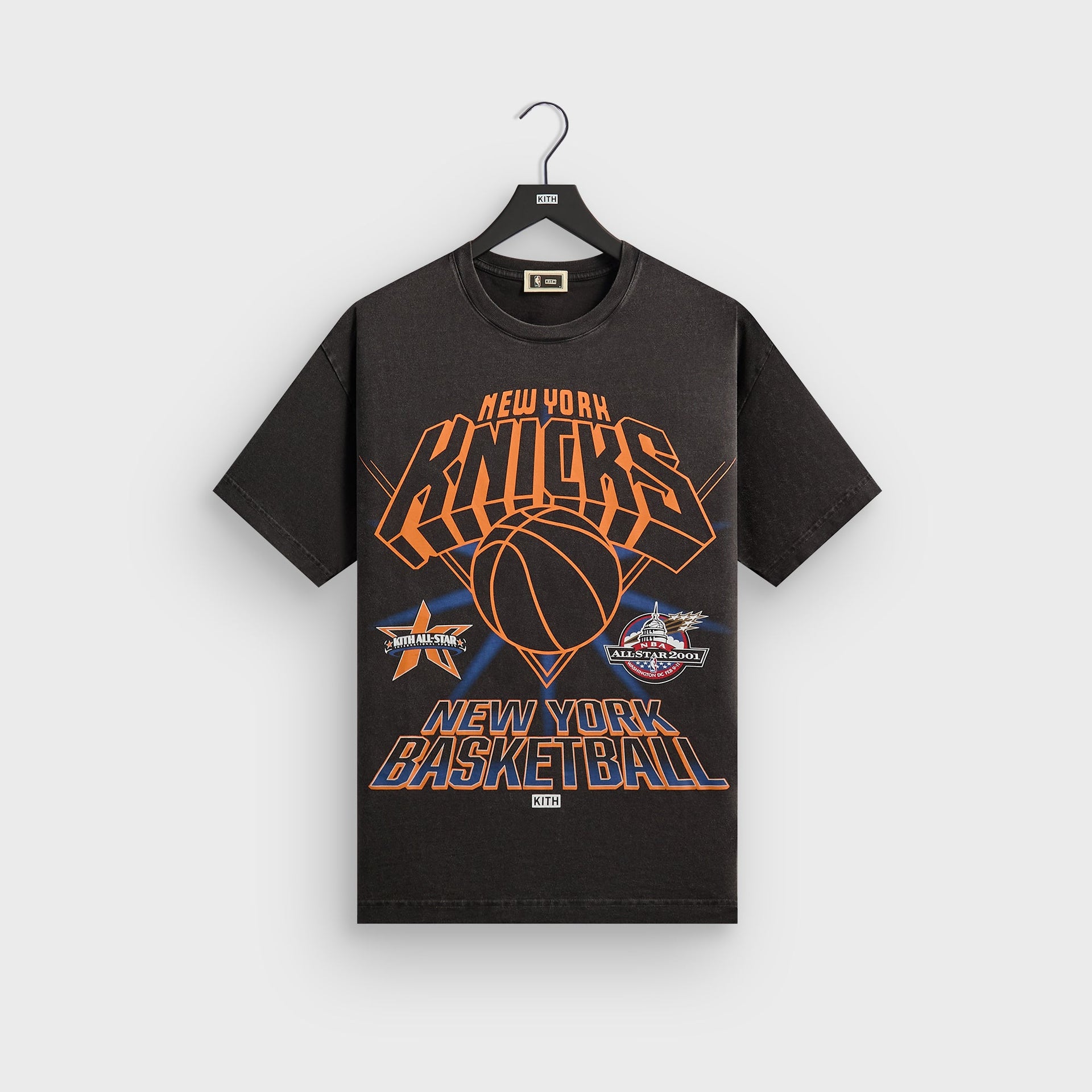 Kith for NBA All-Star New York Knicks Vintage Tee - Black