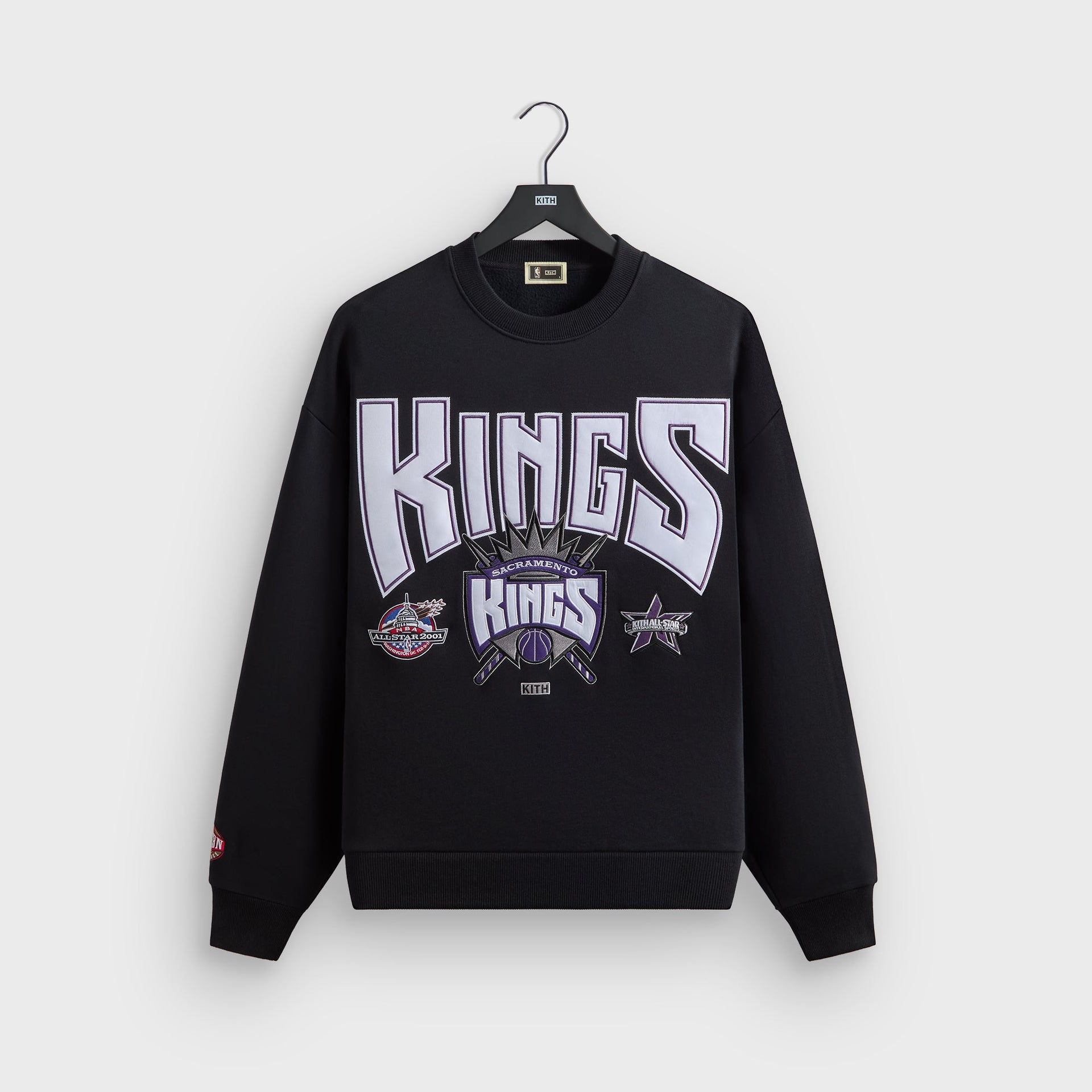 Kith for NBA All-Star Sacramento Kings Nelson Crewneck - Black