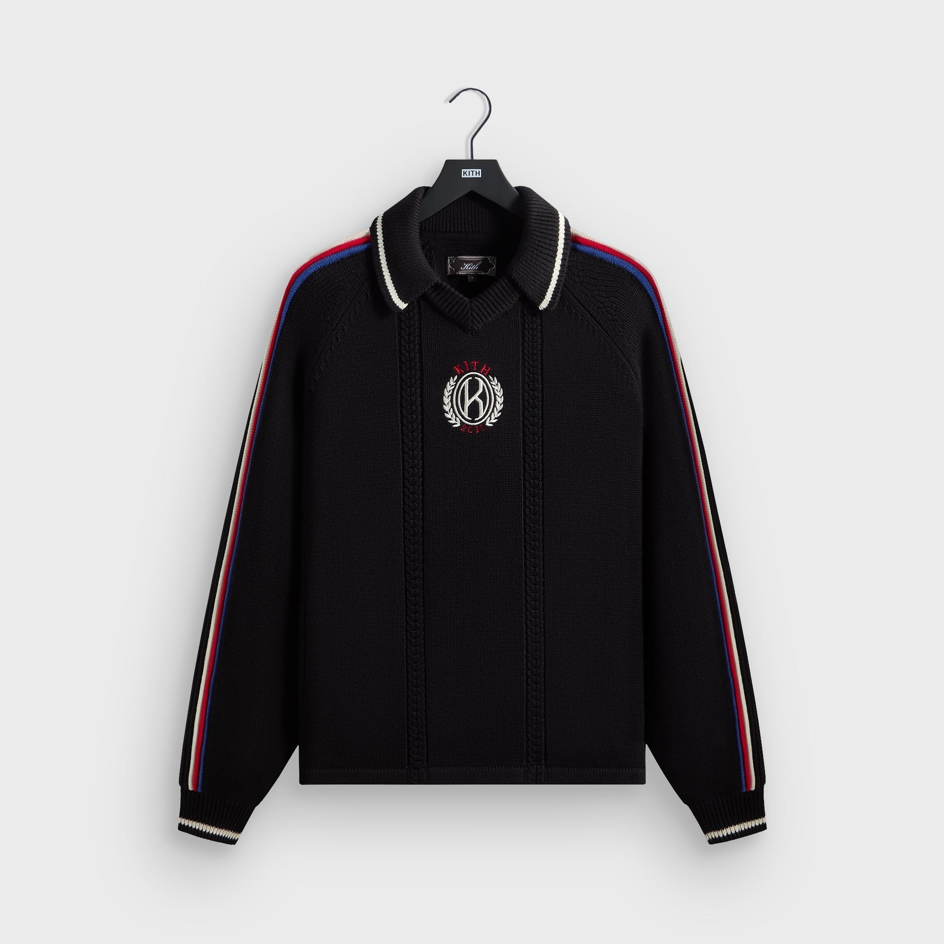 Kith Wagner Long Sleeve Soccer Sweater - Black - PH