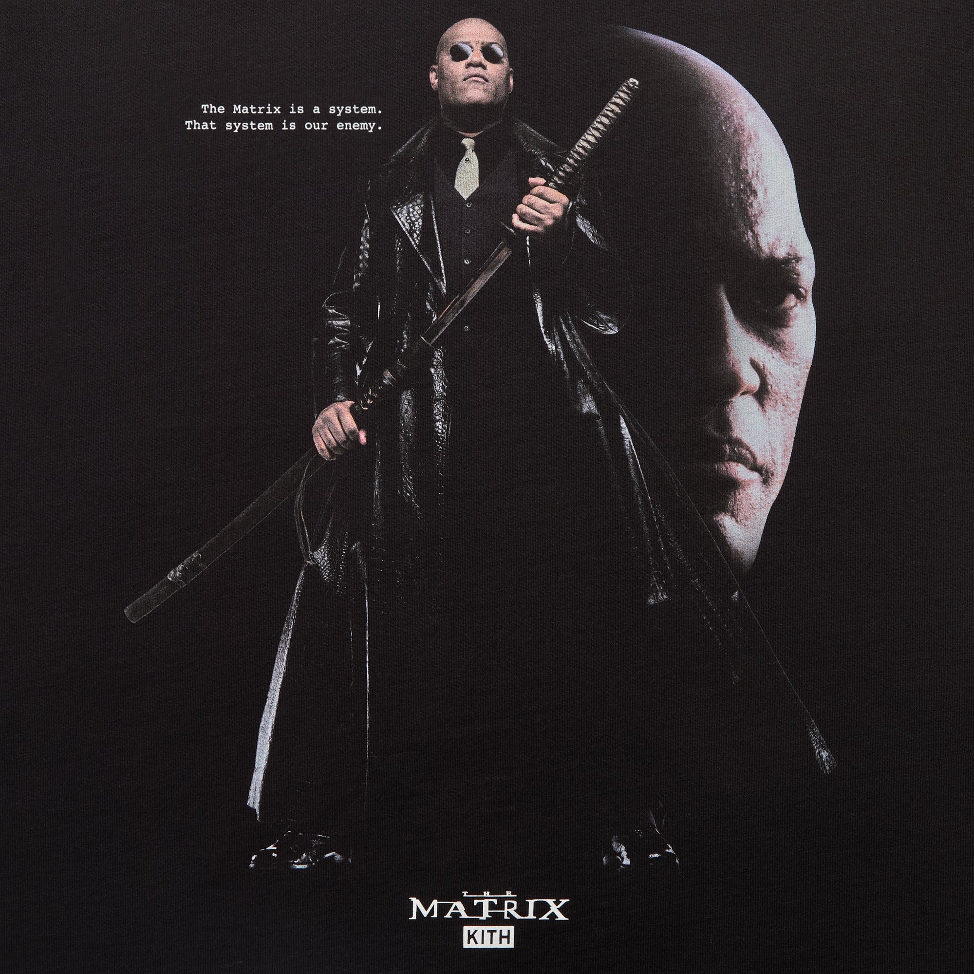Kith for The Matrix Morpheus Tee - Black