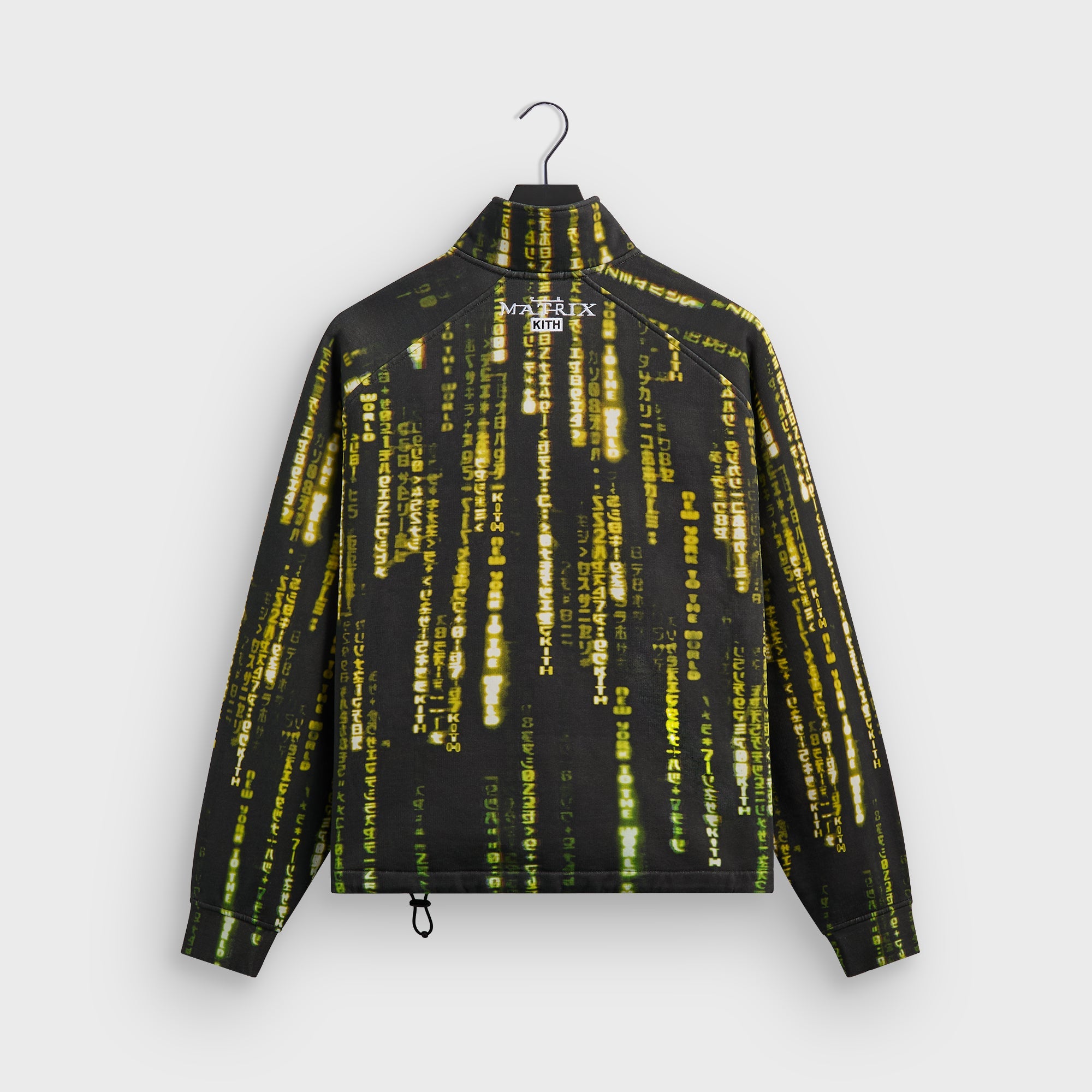 KITH グリーン サマー セットアップ Kith for The Matrix Code Vintage Nelson Quarter Zip - Black