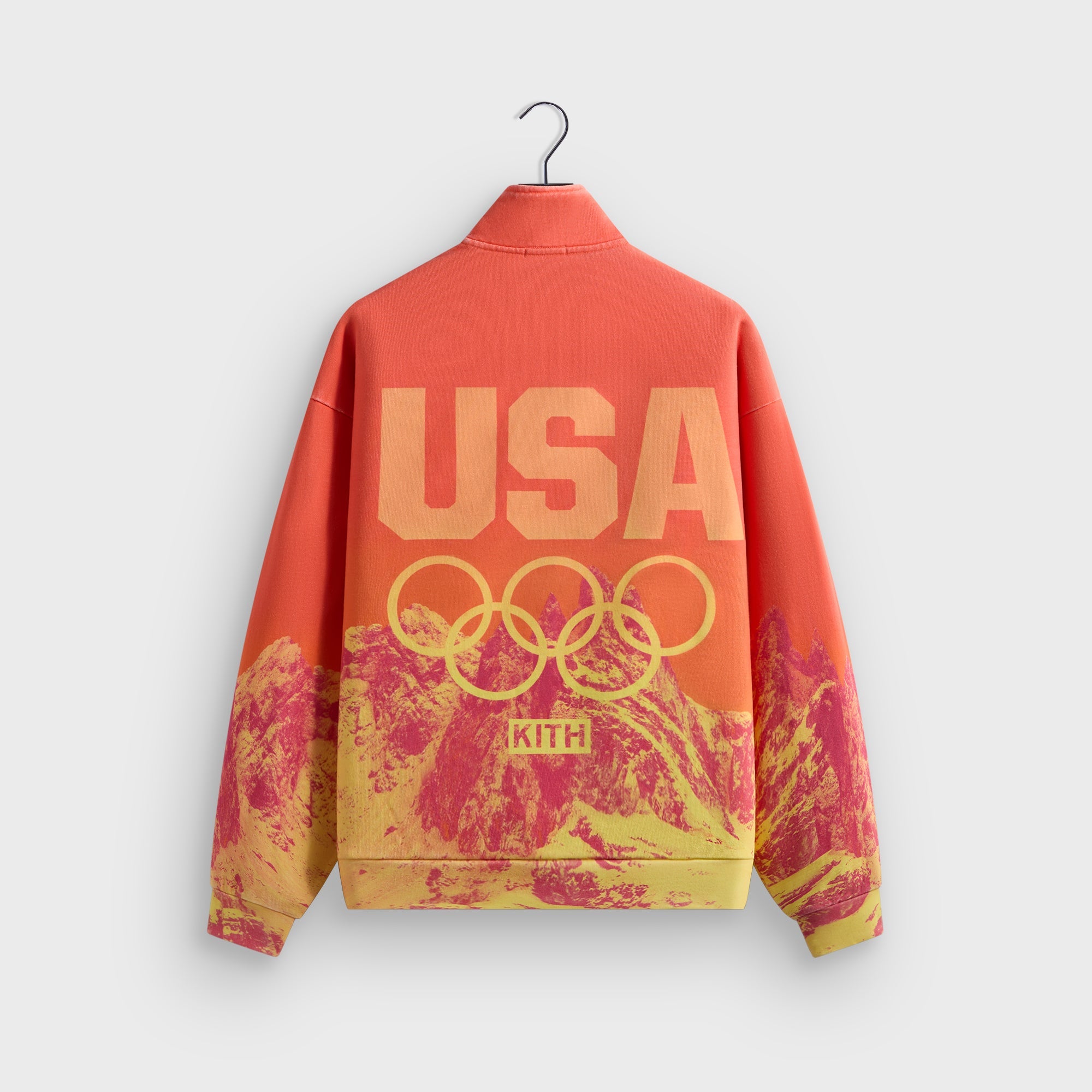 Kith for Team USA Winter Mountain Quarter Zip - Citrine