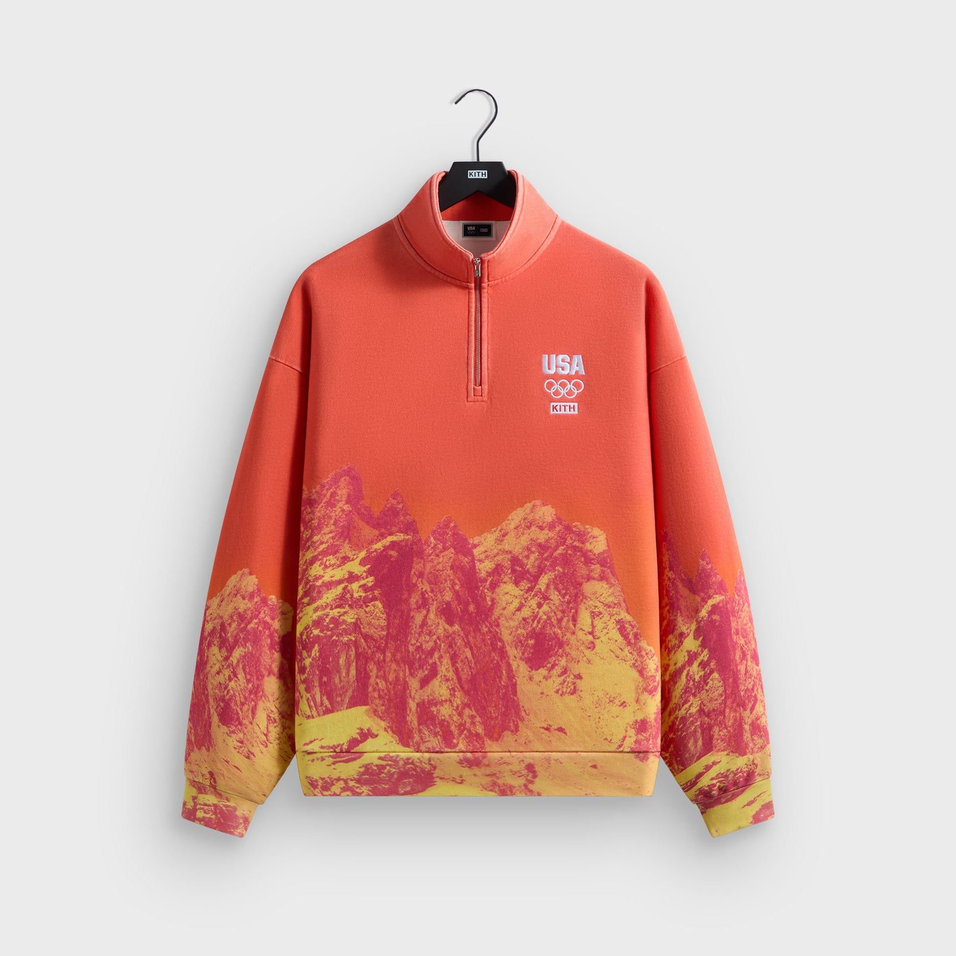 Kith for Team USA Winter Mountain Quarter Zip - Citrine - PH