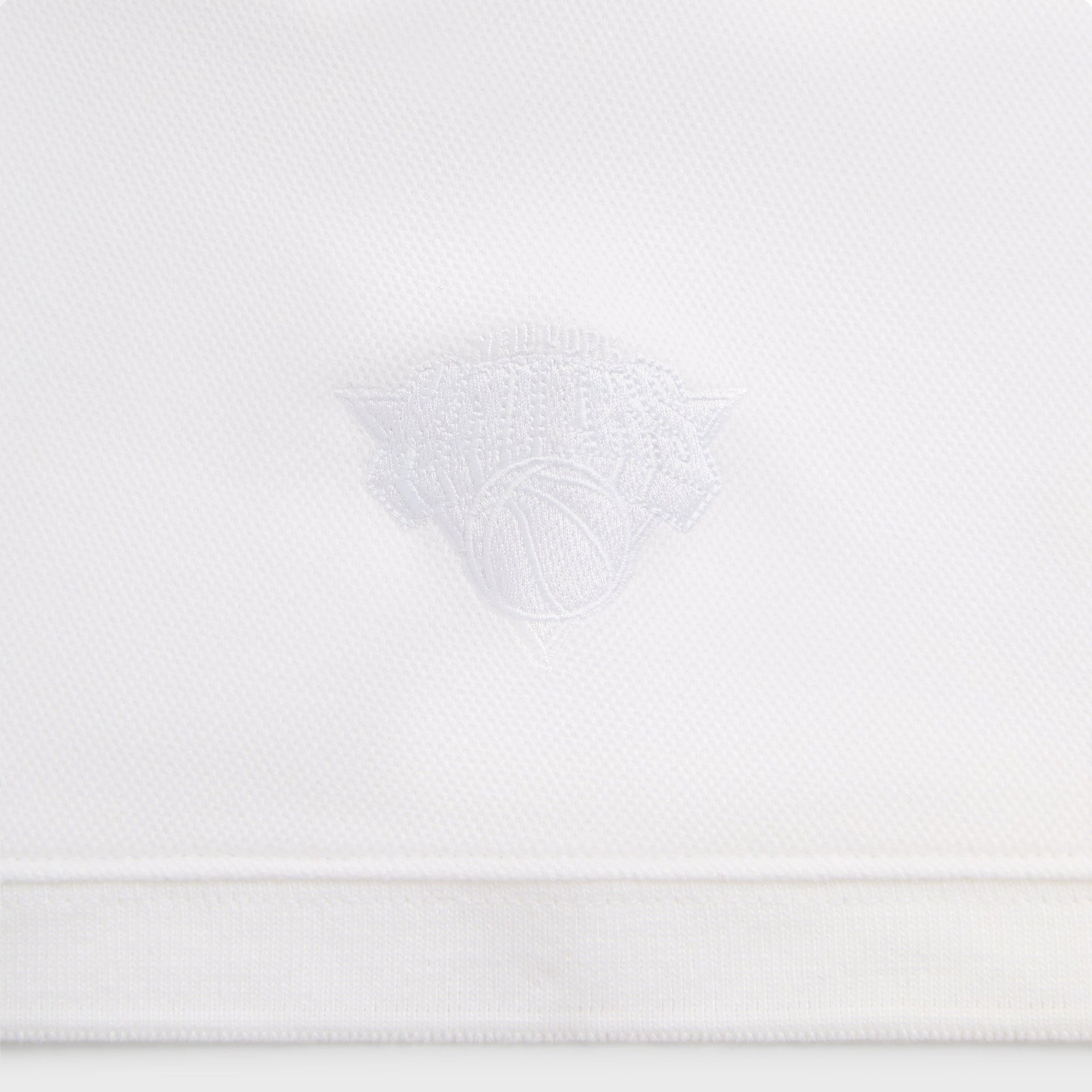 Kith for the New York Knicks Playoffs Ainslie Pique Polo - White