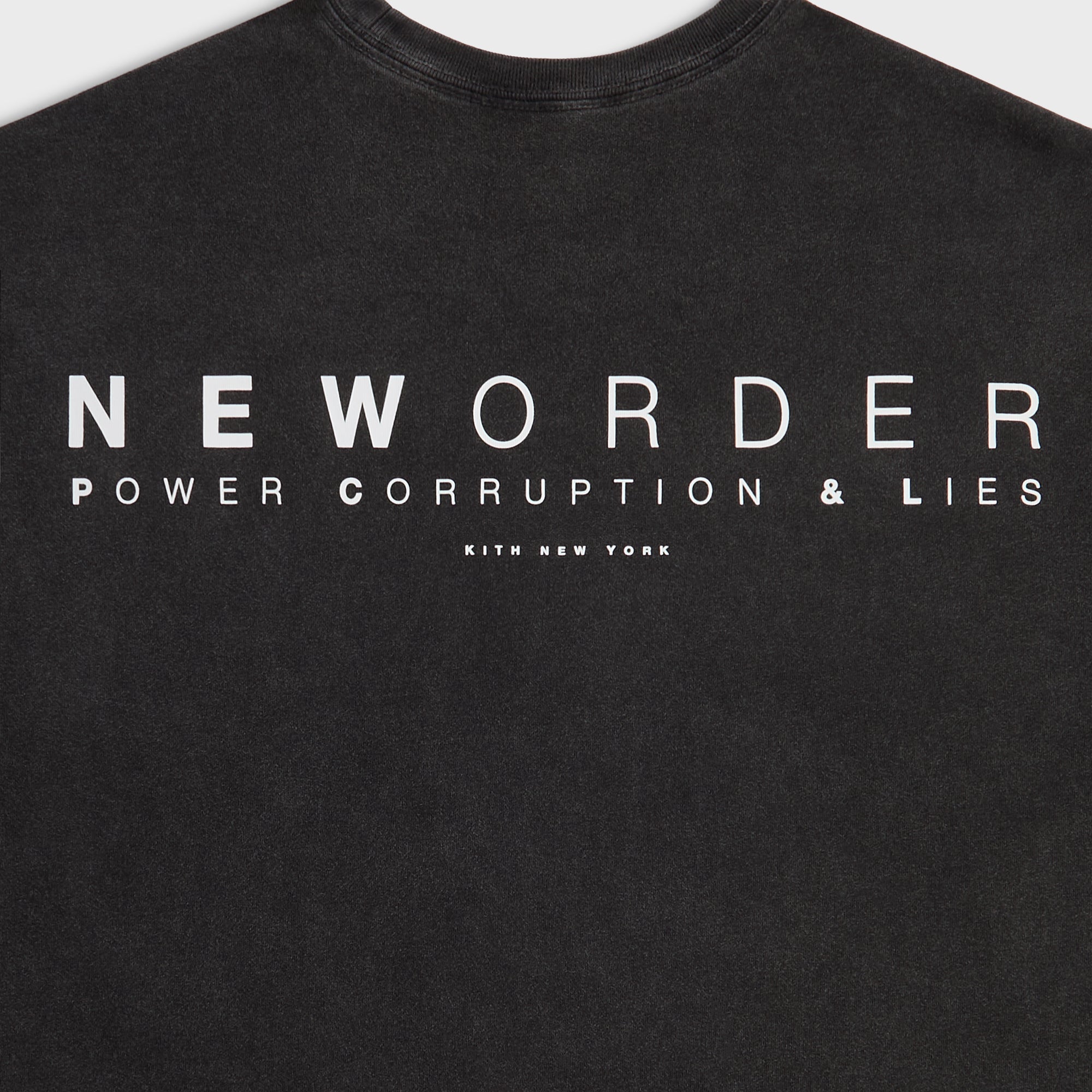 Kith Records for New Order Florals Vintage Alex Tee - Black