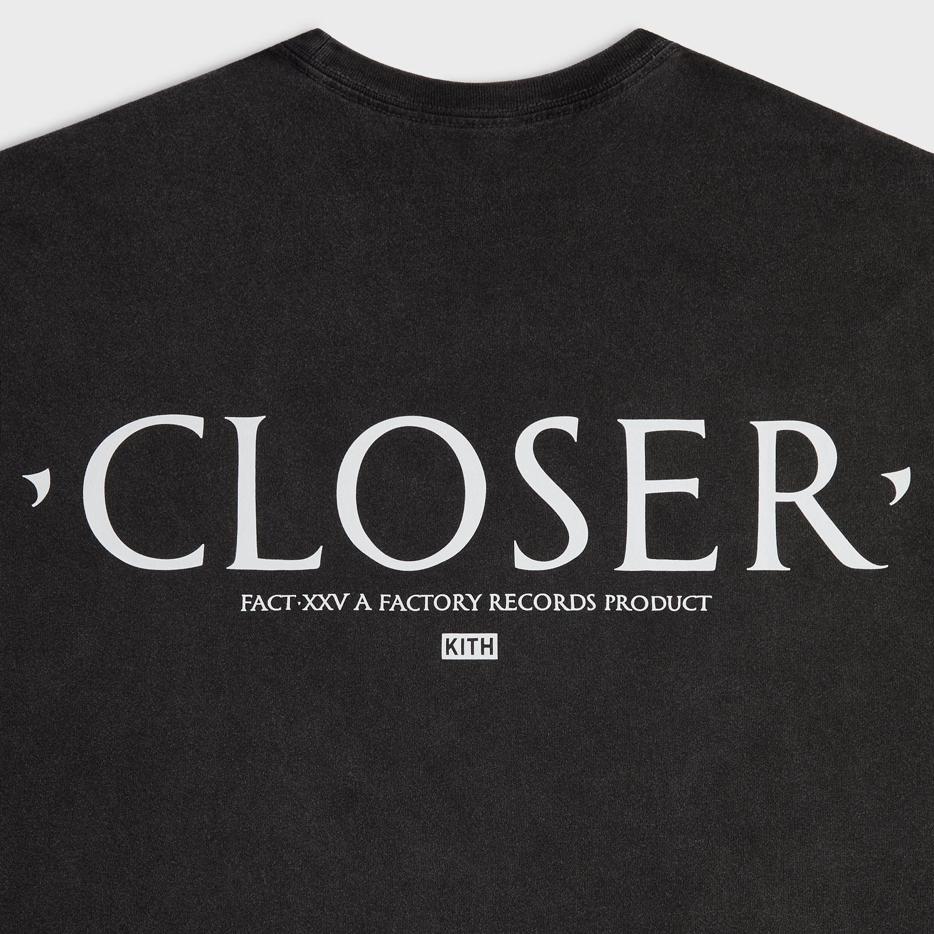 Kith Records for Joy Division Closer Vintage Alex Tee - Black