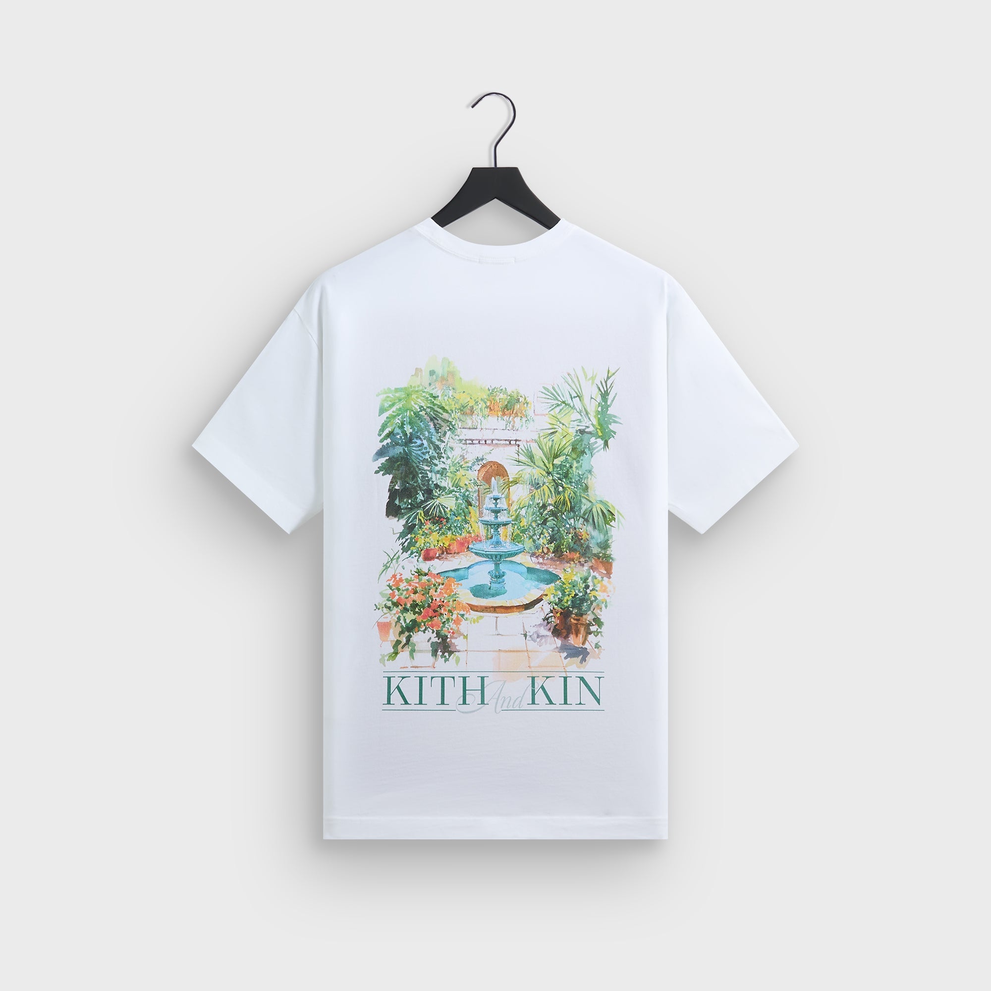 【KITH NYC】KITH＆KIN フラワーデザインTシャツ Kith & Kin Tee - White