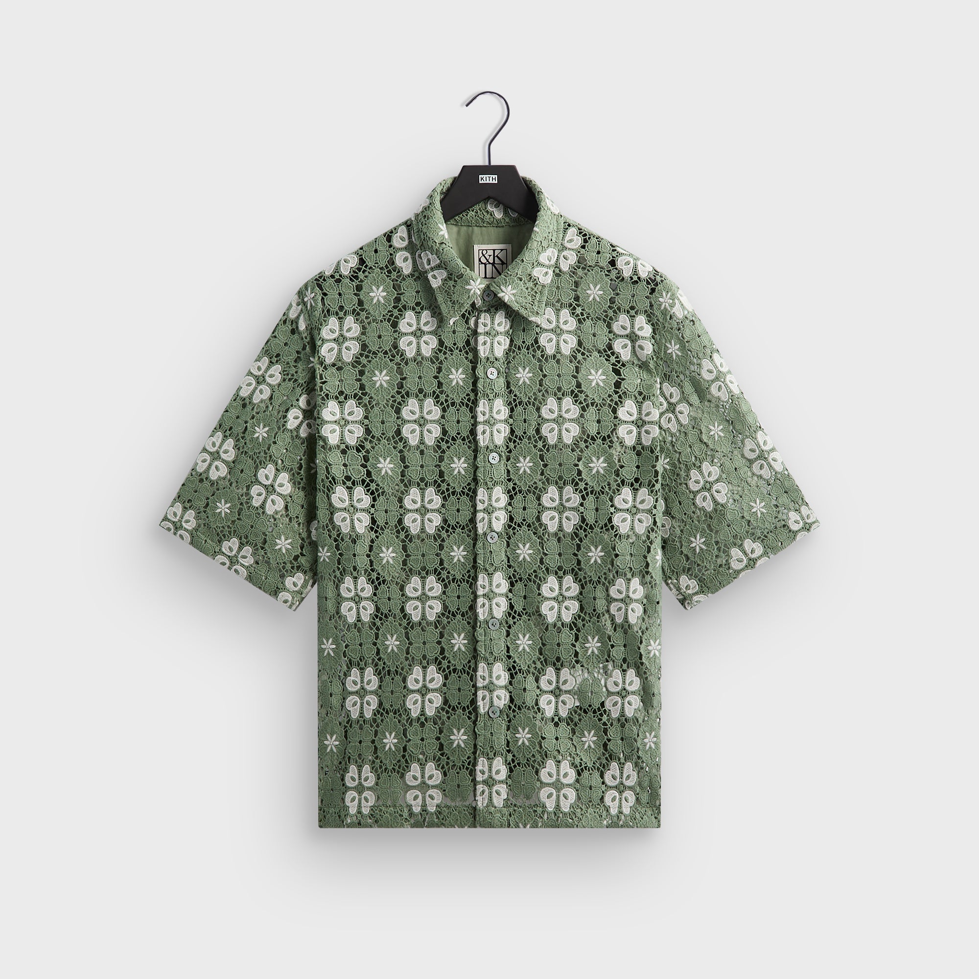 &Kin Retro Floral Lace Harvey Shirt - Cavan – Kith