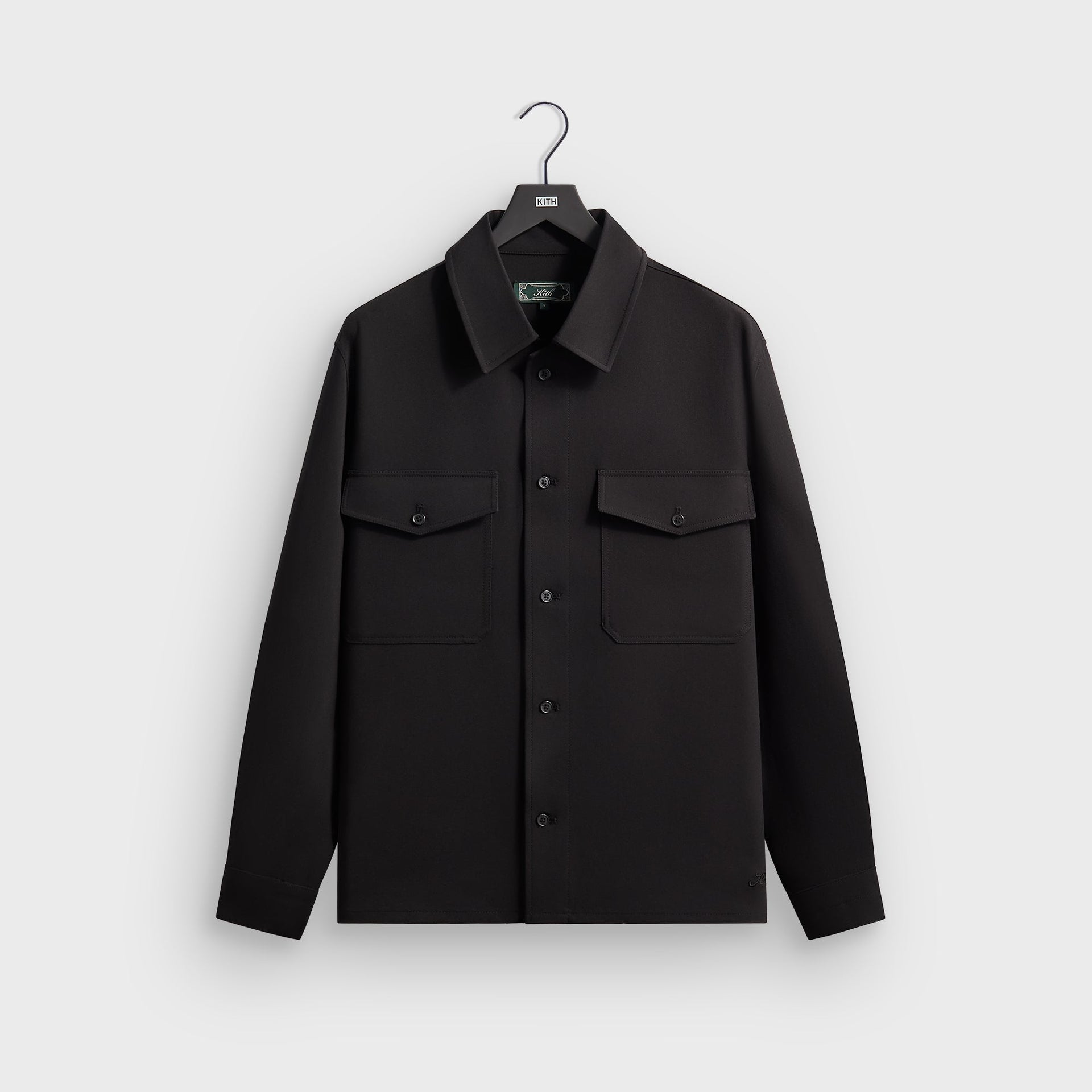 Kith Midweight Double Weave Ace Buttondown - Black