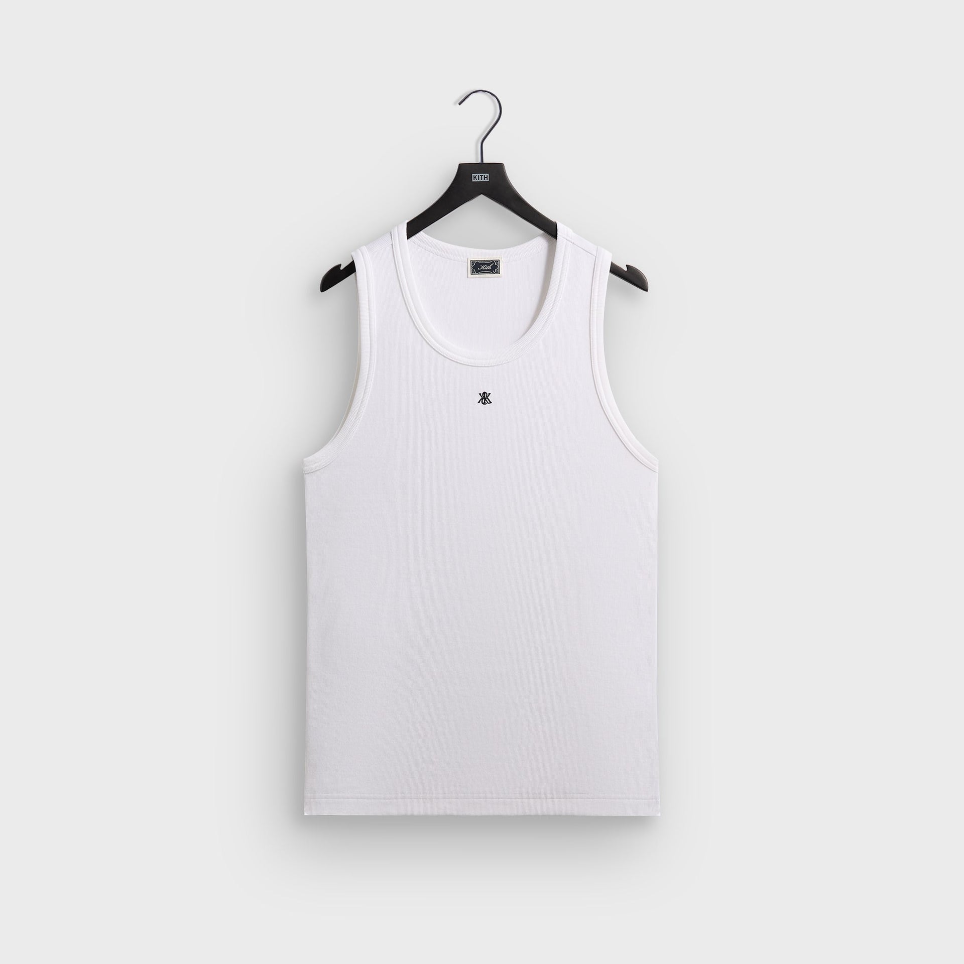 Kith Crest Ribbed Tank - White