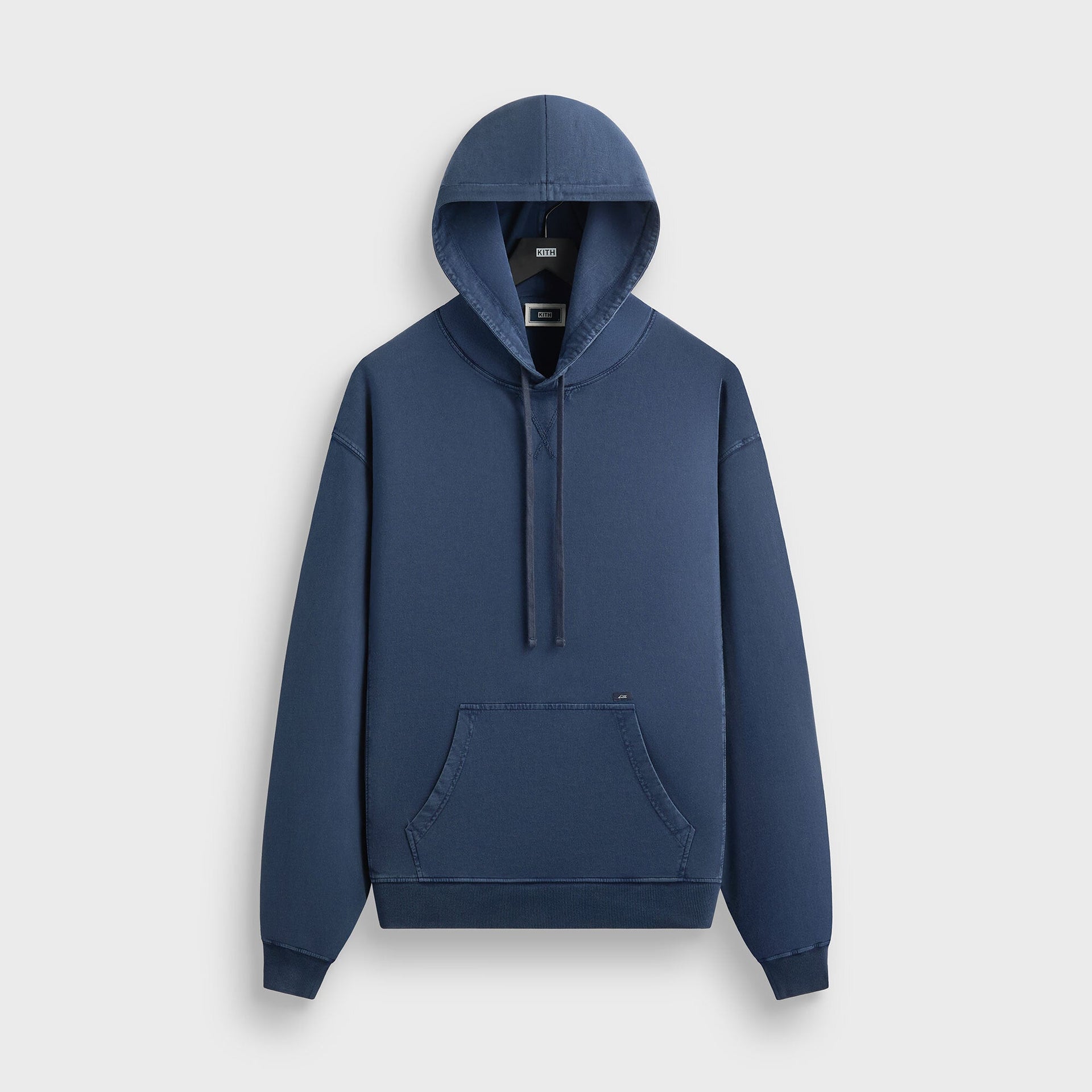 Kith Indigo Micro Fleece Williams III Hoodie - Dark Indigo