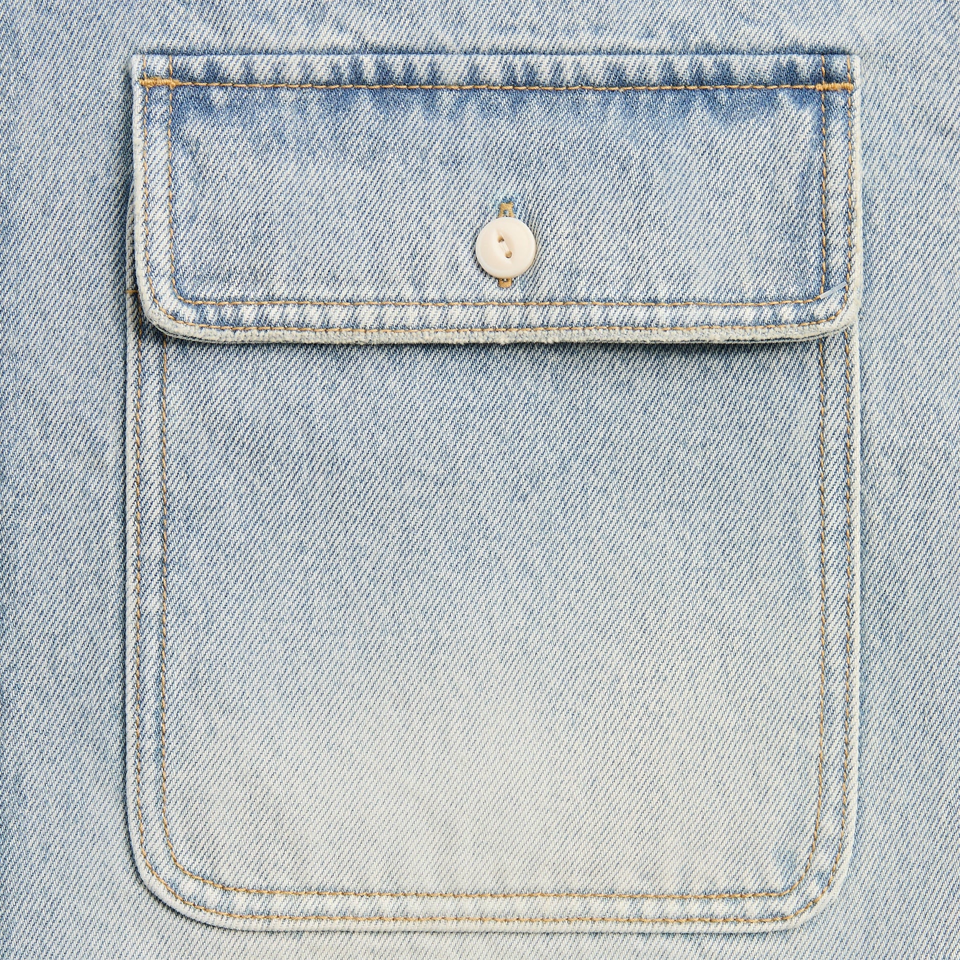 Kith Henson Denim Shirt - Light Indigo