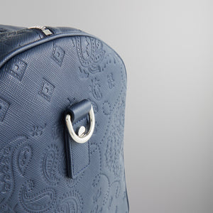 Erlebniswelt-fliegenfischenShops Duffle Bag With Paisley Deboss in Saffiano Leather - Nocturnal
