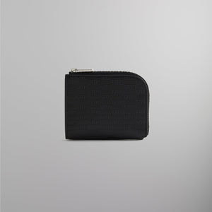 UrlfreezeShops Monogram Half Zip Wallet - Black PH