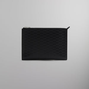 UrlfreezeShops Monogram Zipper Pouch - Black PH