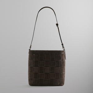 UrlfreezeShops Woven Oiled Suede Tote - Incognito