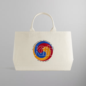 Kith Seoul Spiral Canvas Tote Bag - Sandrift
