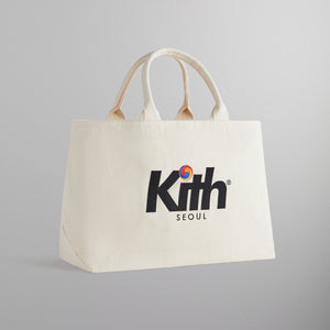 Kith Seoul Spiral Canvas Tote Bag - Sandrift