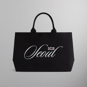 Kith Seoul Canvas Tote Bag - Black