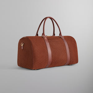 Kith Monogram Suede Duffle Bag - Walnut