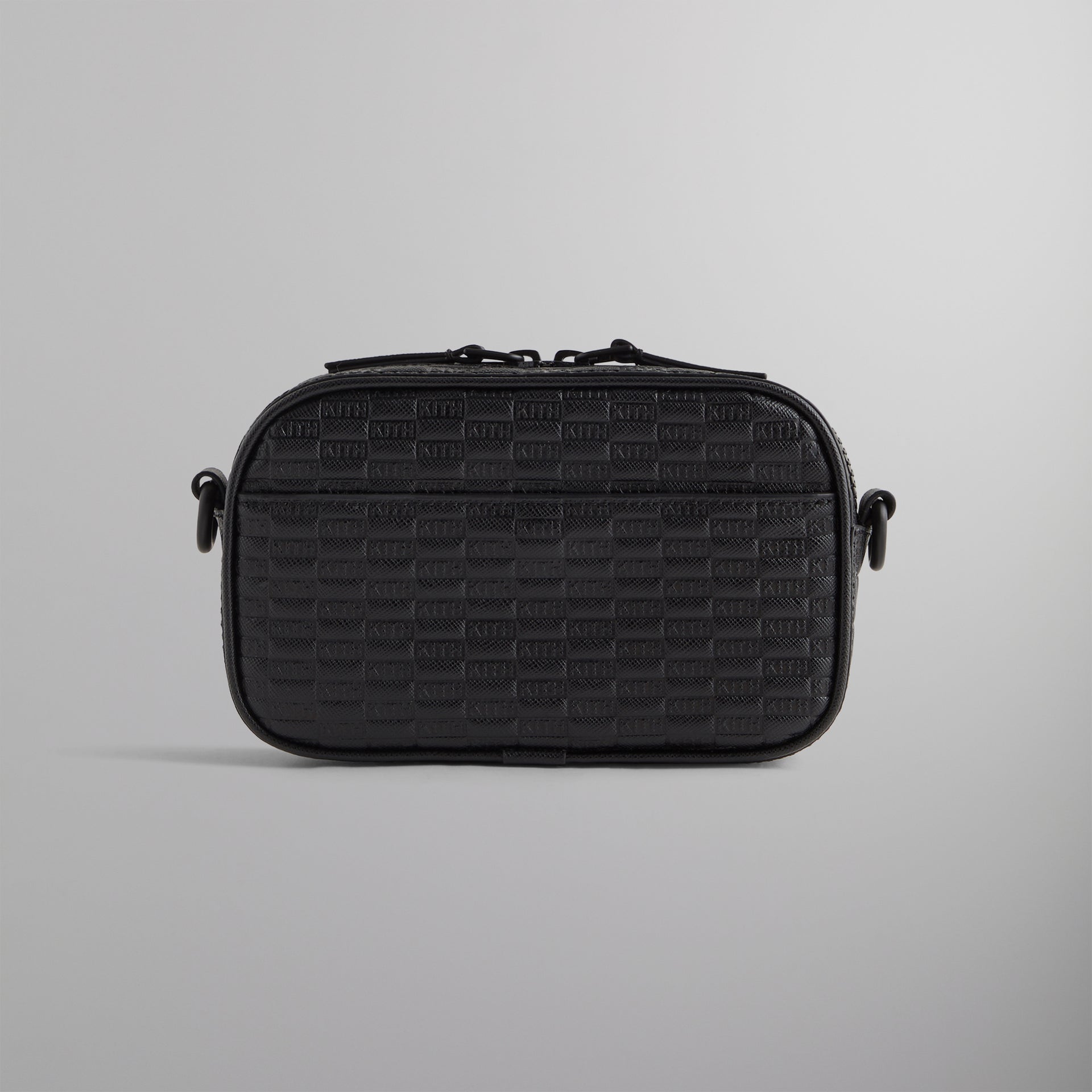 Kith Monogram Saffiano Mini Pouch - Black