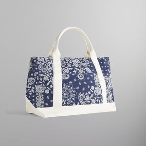 Kith Paisley Flocked Nylon Tote Bag - Nocturnal