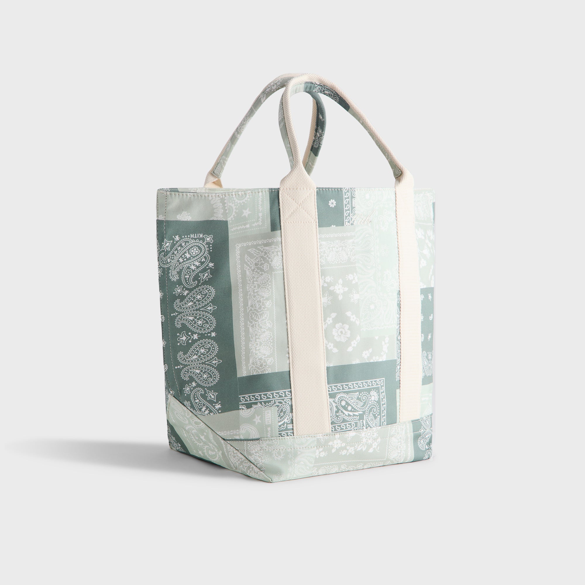 【新品】KITH Paisley Tote Bag ペイズリー トートバッグ 鞄 Kith Paisley Tote Bag Black - SS23 - US