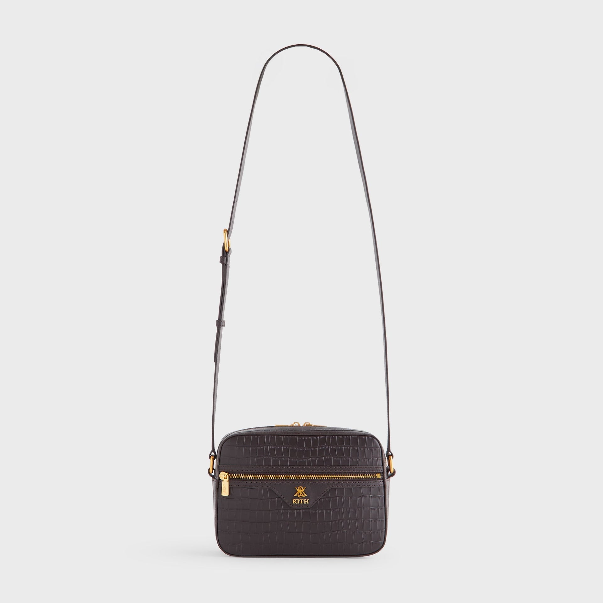 Kith Croc Debossed Leather Camera Crossbody - Incognito - PH