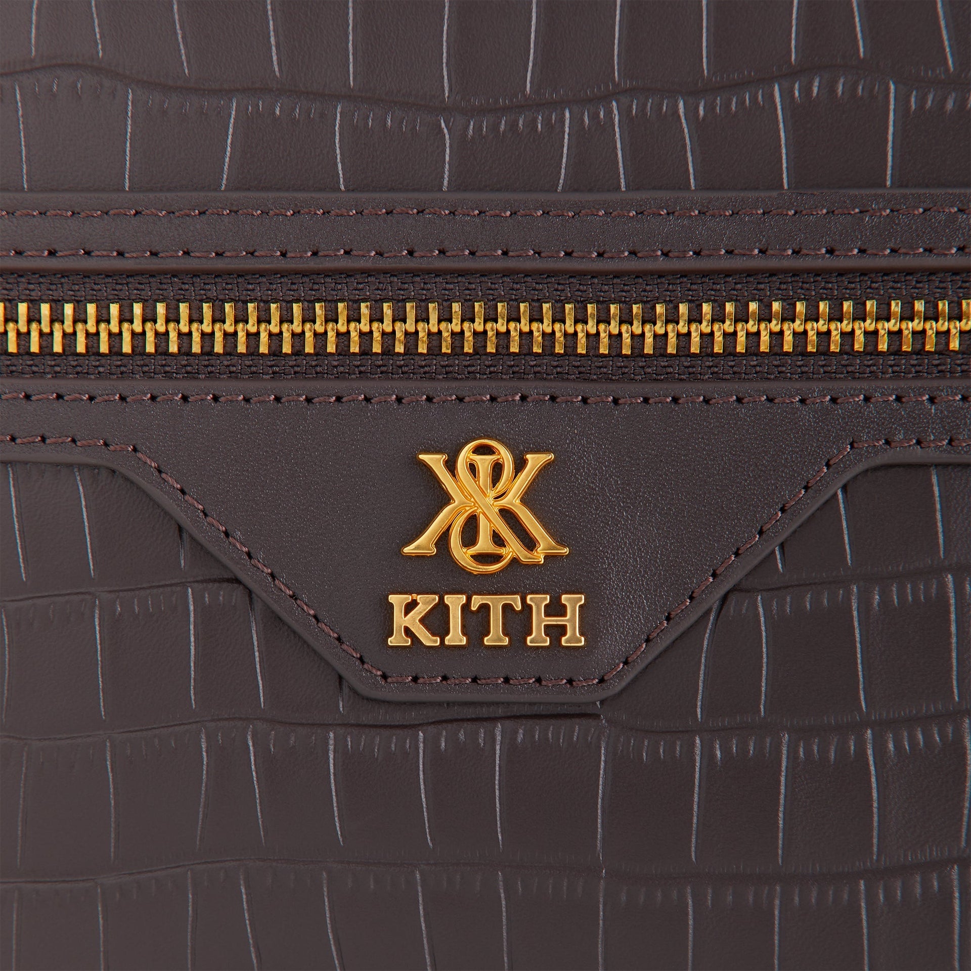 Kith Croc Debossed Leather Camera Crossbody - Incognito - PH