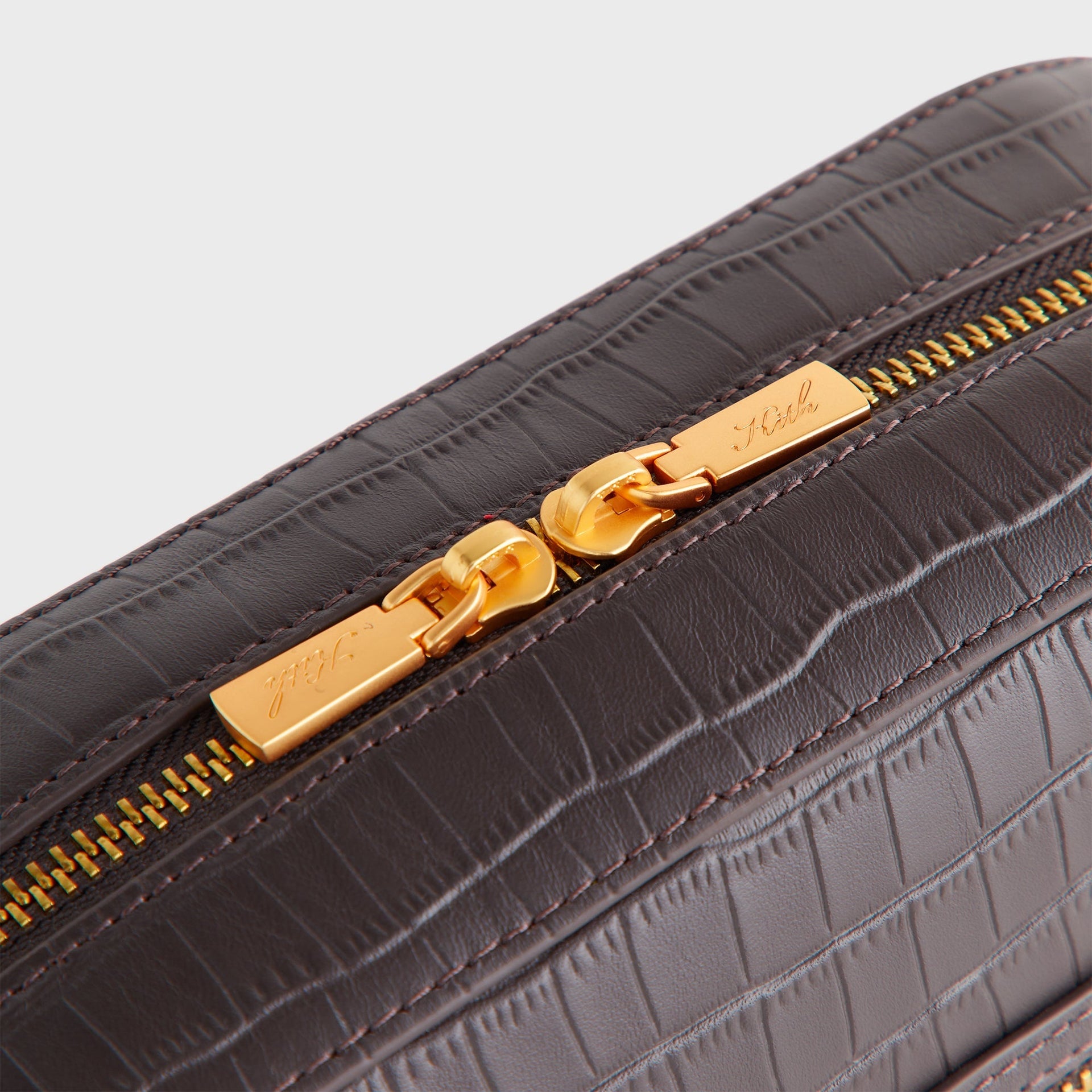 Kith Croc Debossed Leather Camera Crossbody - Incognito - PH