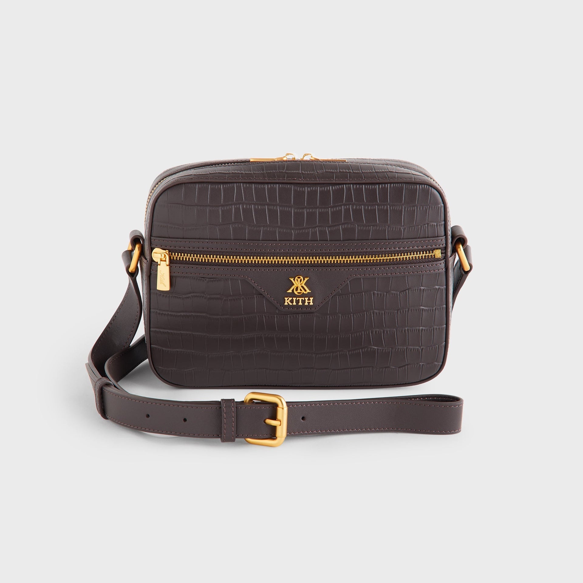 Kith Croc Debossed Leather Camera Crossbody - Incognito - PH