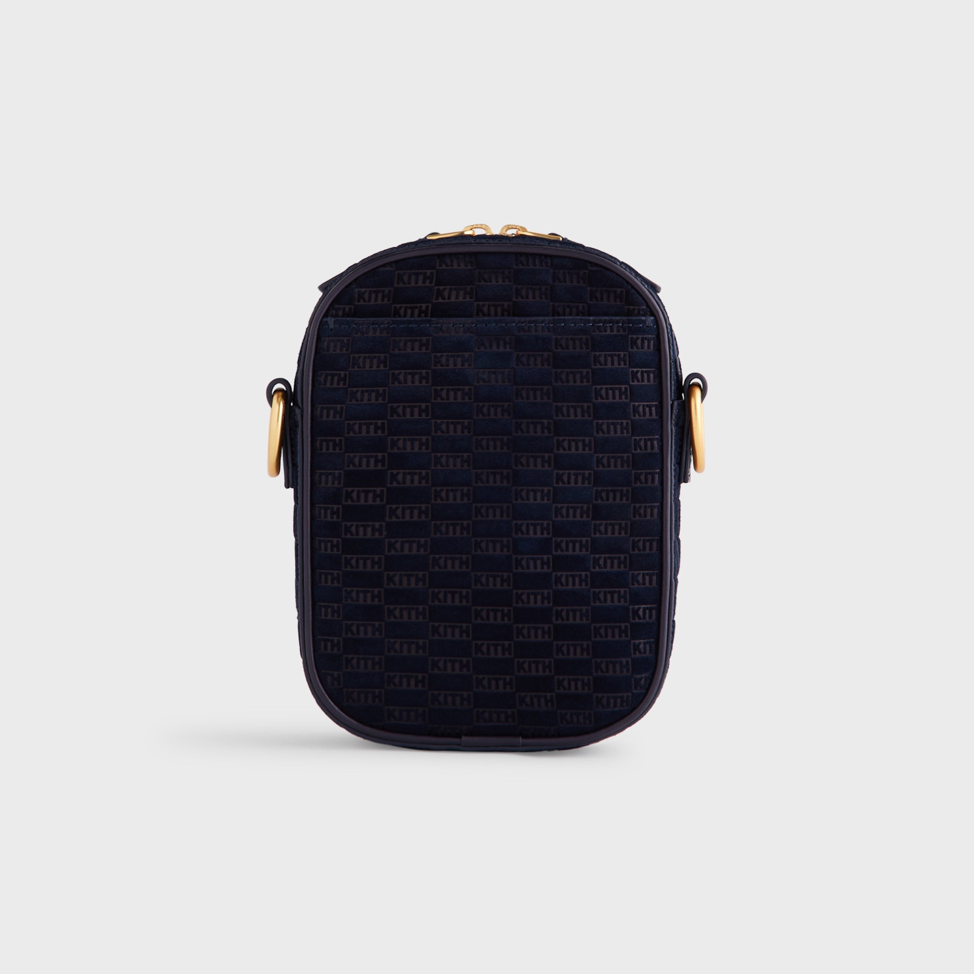 Kith Monogram Suede Crosswalk K20 Bag - Ink
