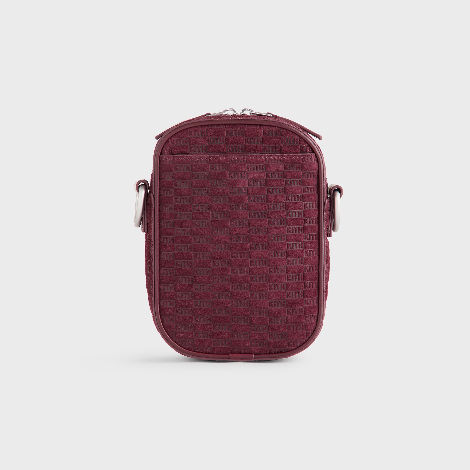 Kith Monogram Suede Crosswalk K20 Bag - Magma