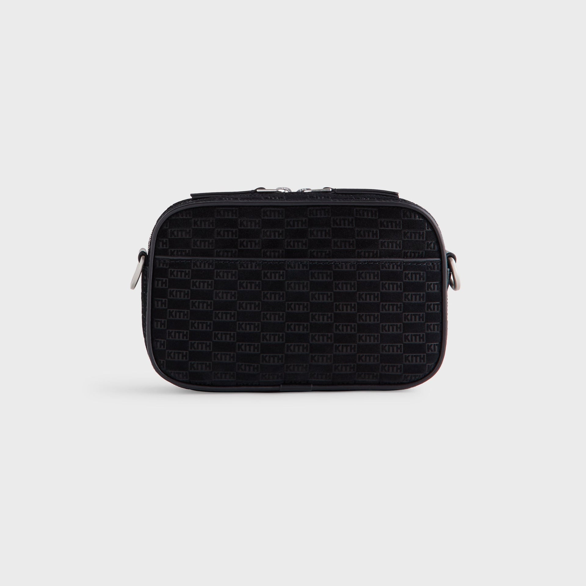 Kith Monogram Suede Crosswalk K20 Bag - Black - PH