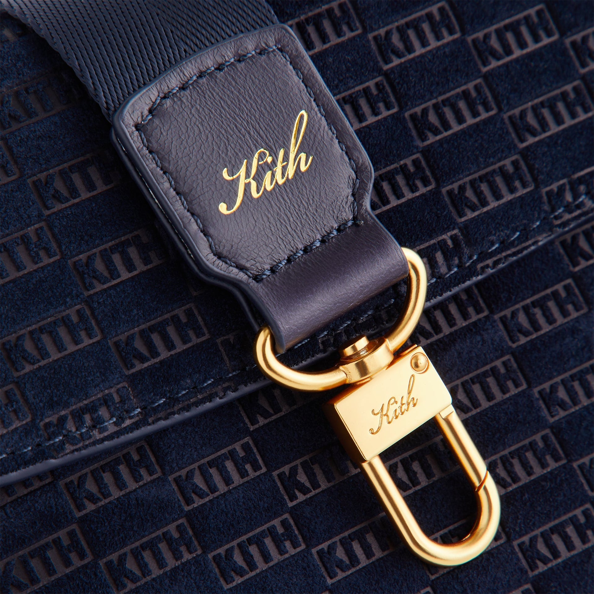 Kith Monogram Suede Envelope K20 Bag - Ink - PH