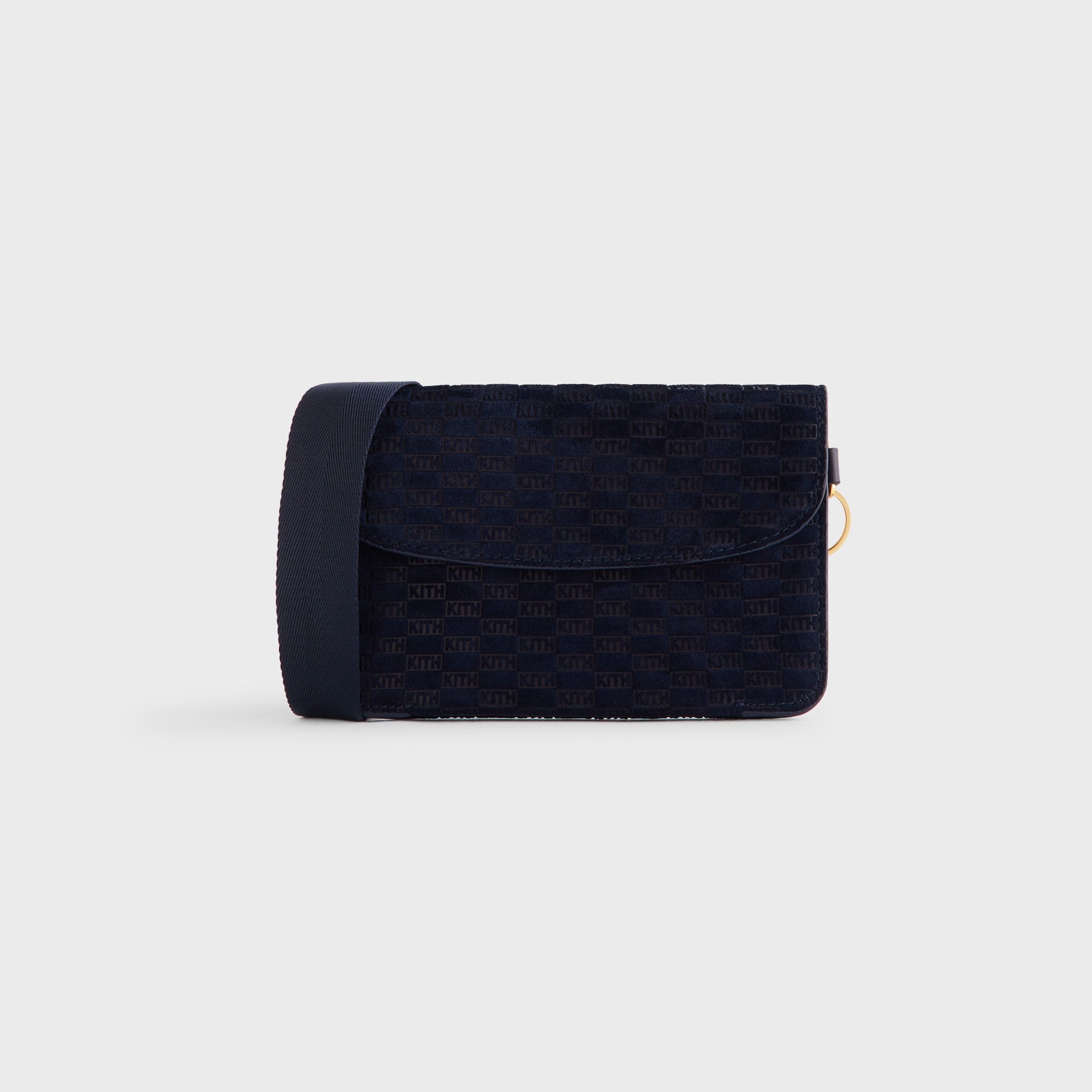 Erlebniswelt-fliegenfischenShops Monogram Suede Envelope K20 Bag - Ink