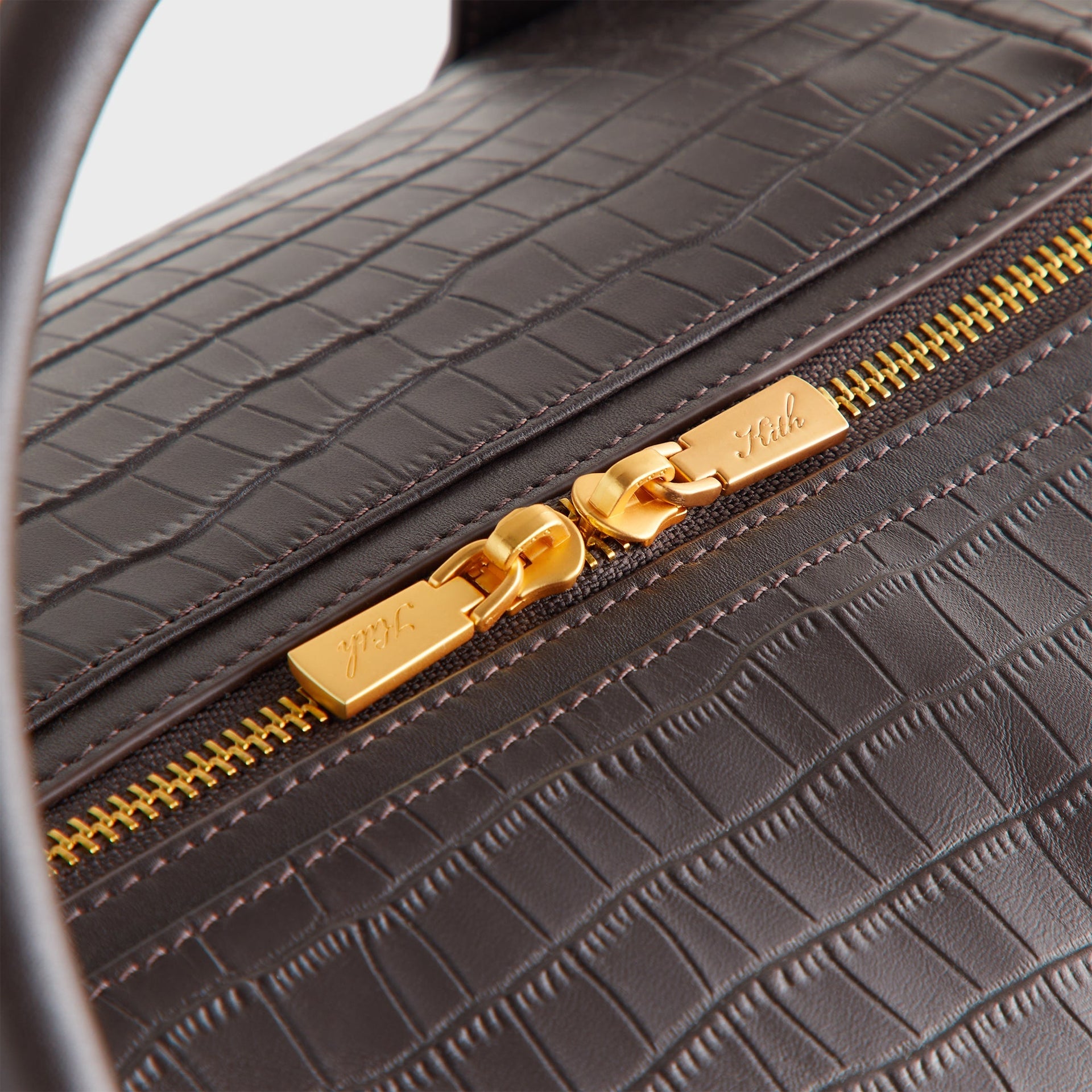 Kith Croc Debossed Leather Duffle Bag - Incognito - PH